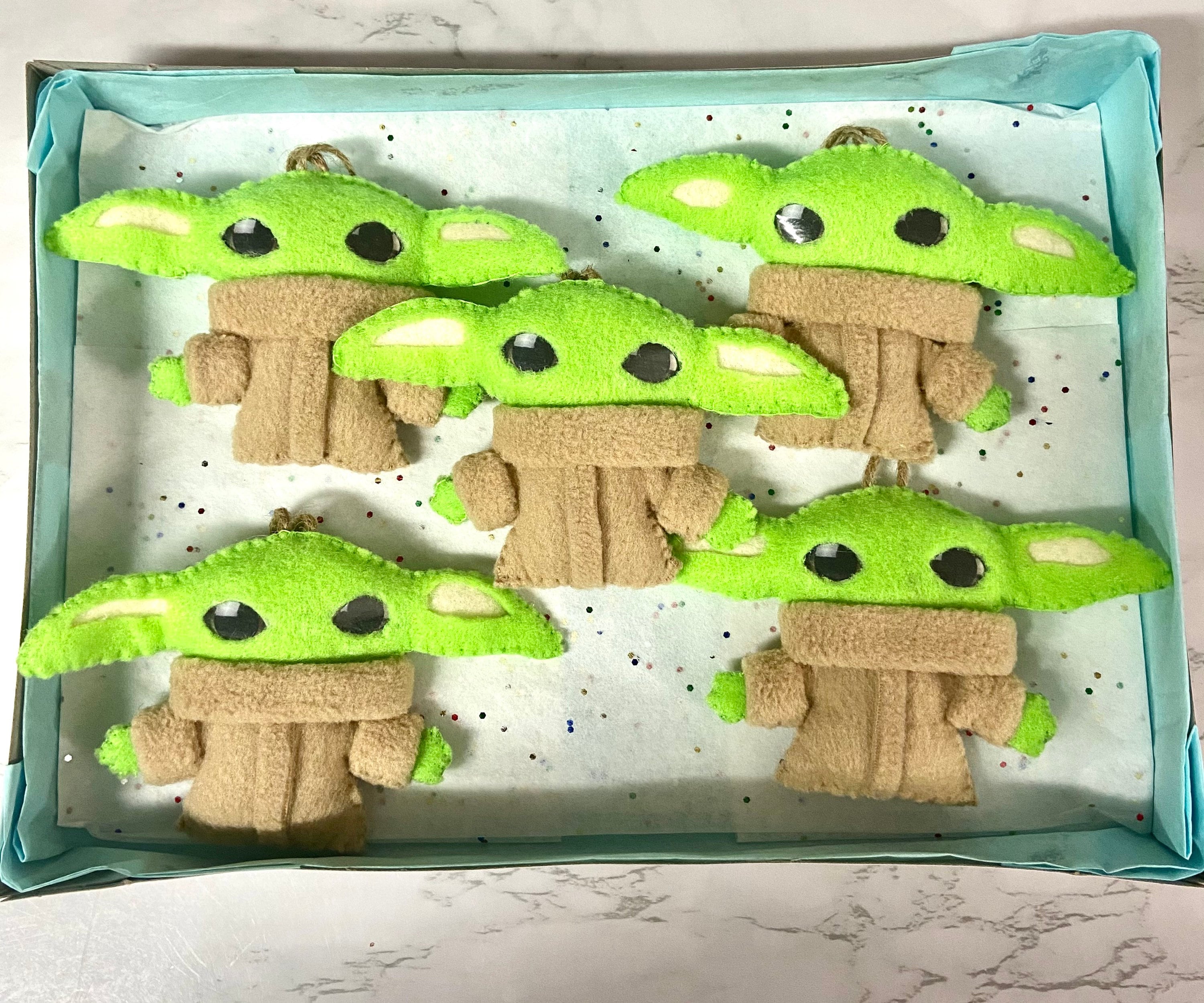 Digital File PDF PATTERN + Video Baby Yoda Grogu - Star Wars Felt