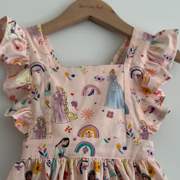 Princess pinafore dress