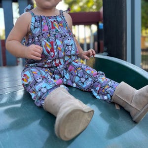 Jack and Sally long Romper