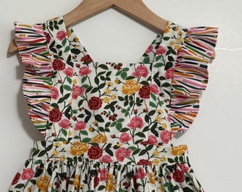Rose Garden pinafore