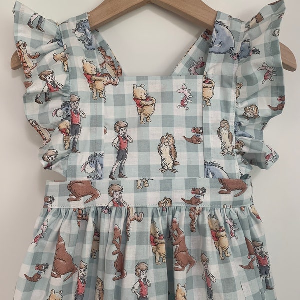 Gingham Winnie the Pooh dress