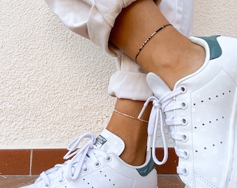 Personalized Morse Code Anklet, Hidden Message Jewelry, Custom Name Gift, Beaded Anklet