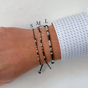 Morsecode-armband voor man, Сaanpasbare armband cadeau vriend, eerste naam herenarmband, beste vriend-armband voor hem