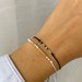Morse code bracelet matching couples set customizable