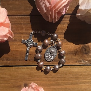 Handmade Pearl Single-Decade Rosary