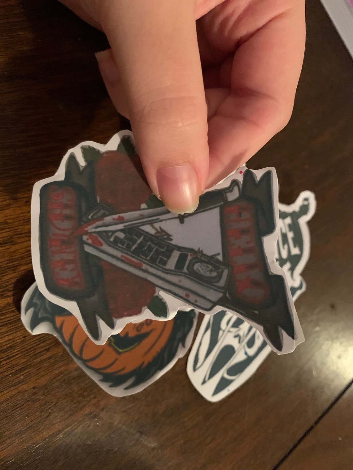 Scream Stickers 8 Pack - Etsy