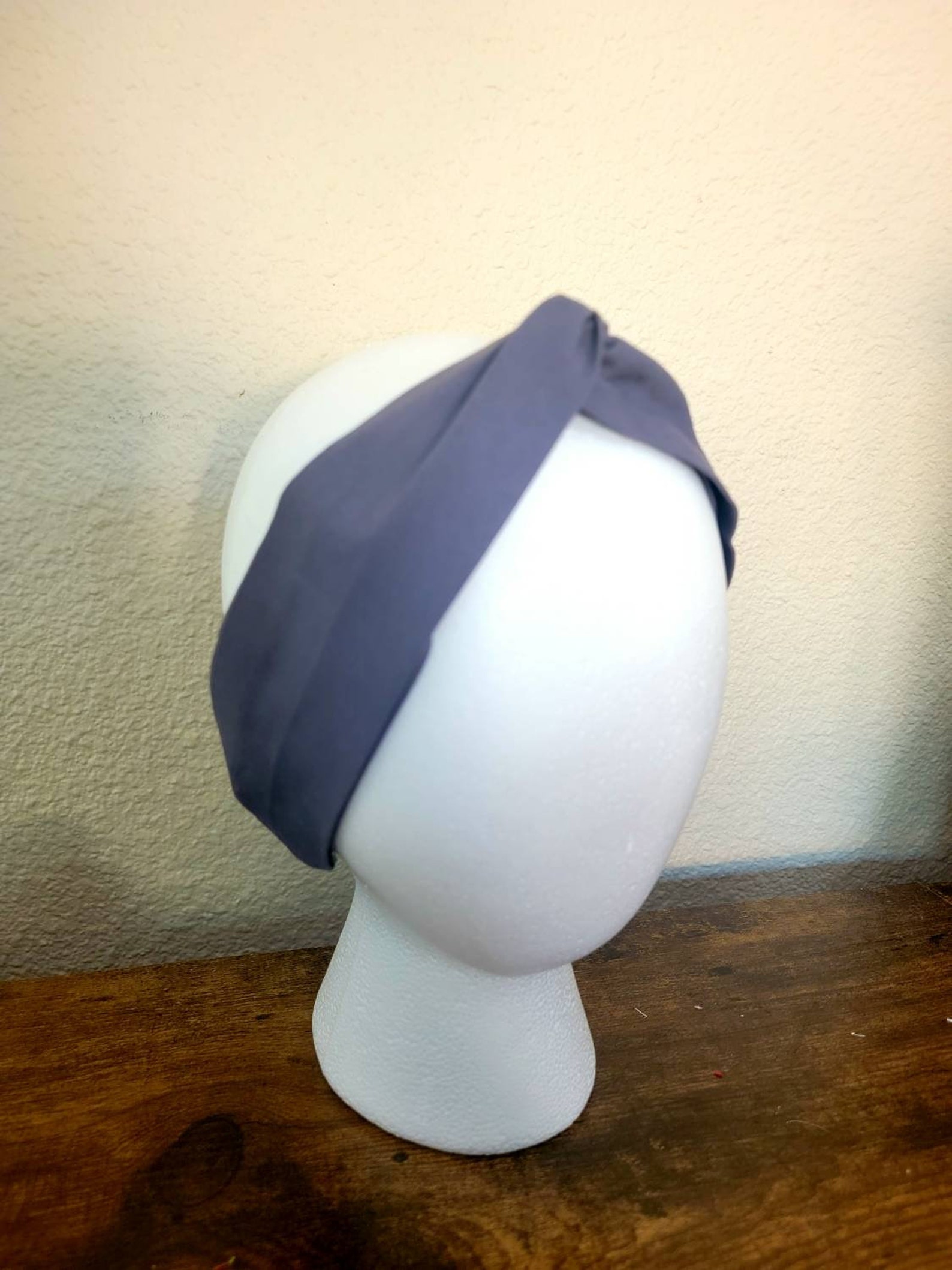 Solid Grey Headband Etsy