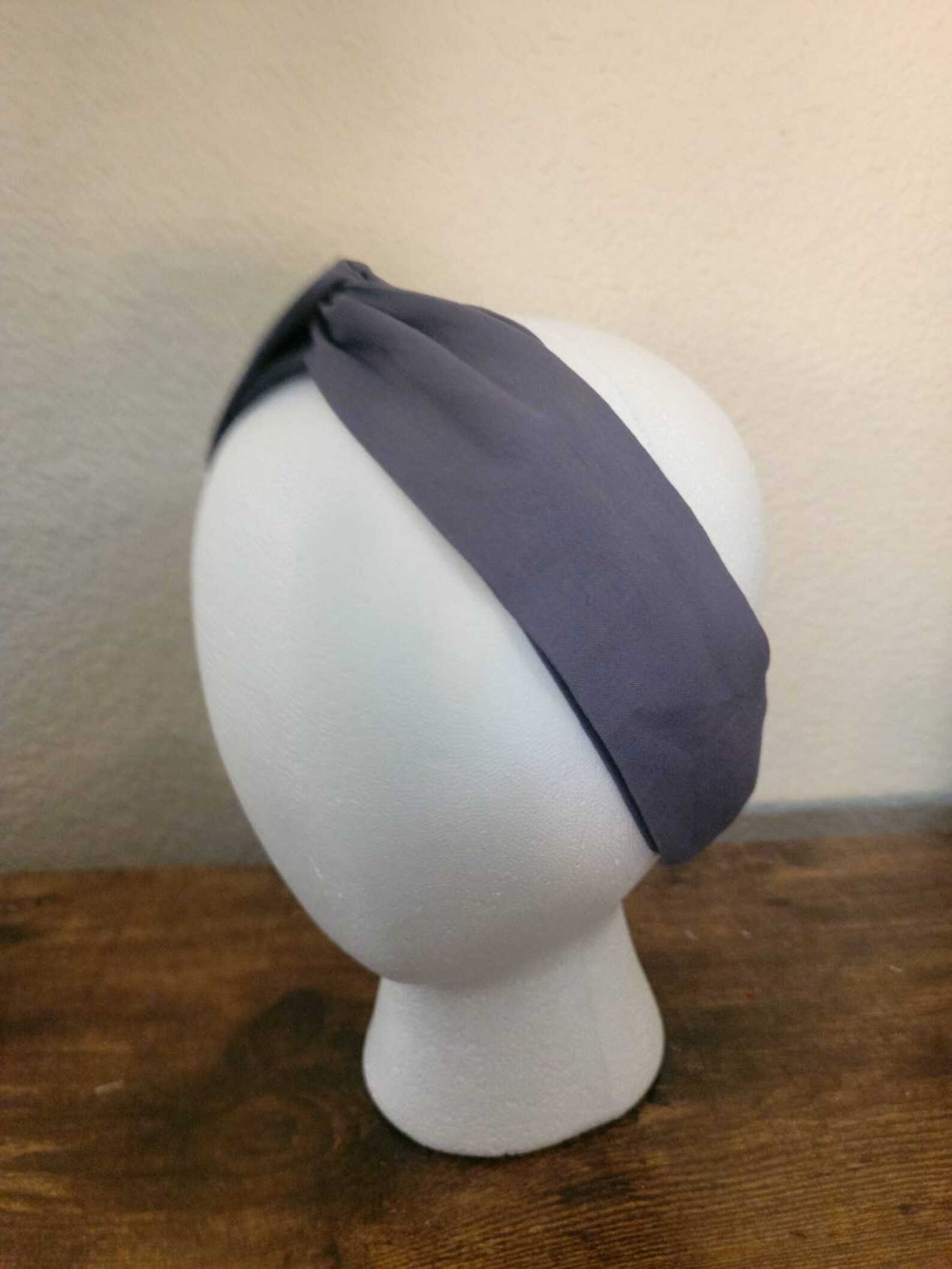Solid Grey Headband Etsy
