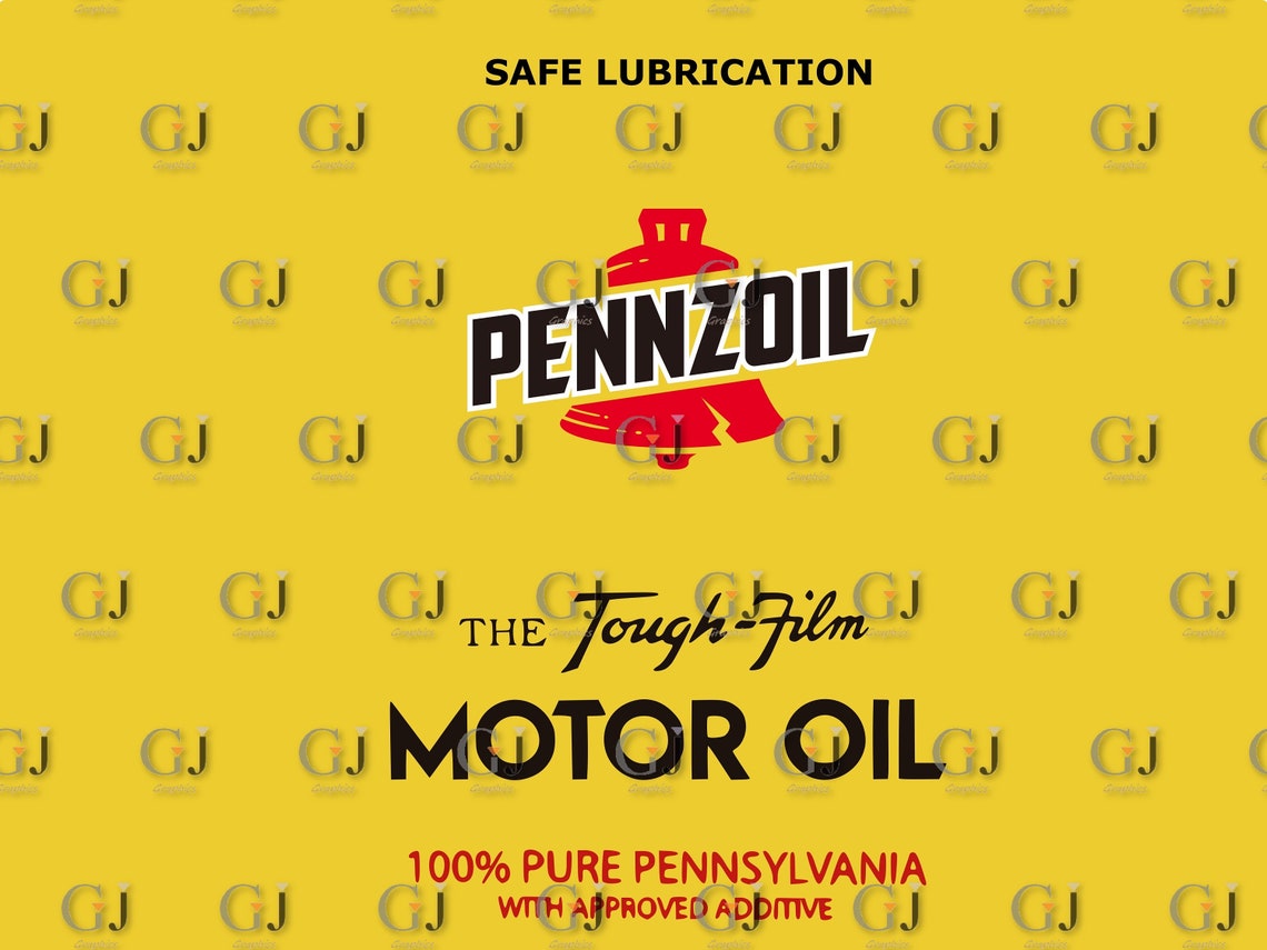 Pennzoil Mobiloil Texaco and CAT 1807 caterpillar Motor Oil Etsy