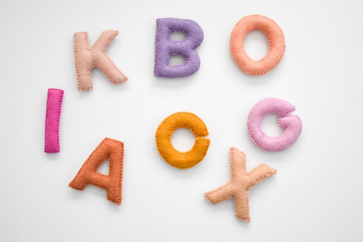 Wool Felt Letters For Felt Garland and Crafts Etsy
