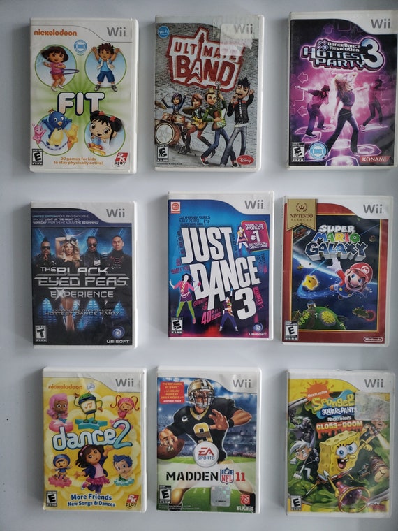 Authentic Nintendo Wii Games - Etsy