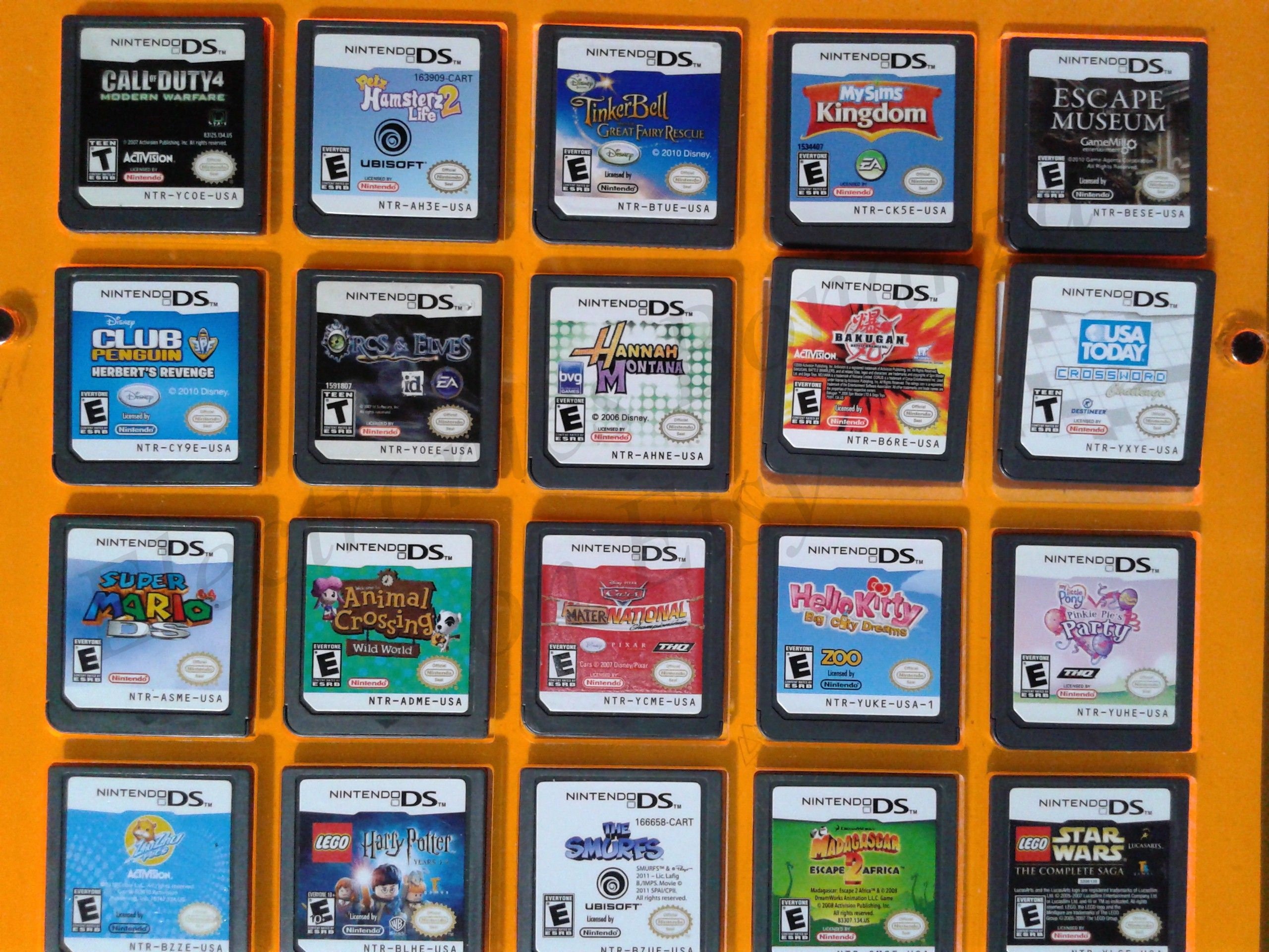 Authentic Nintendo DS Games for DS / Dslite / Dsi / 3DS XL and 2DS