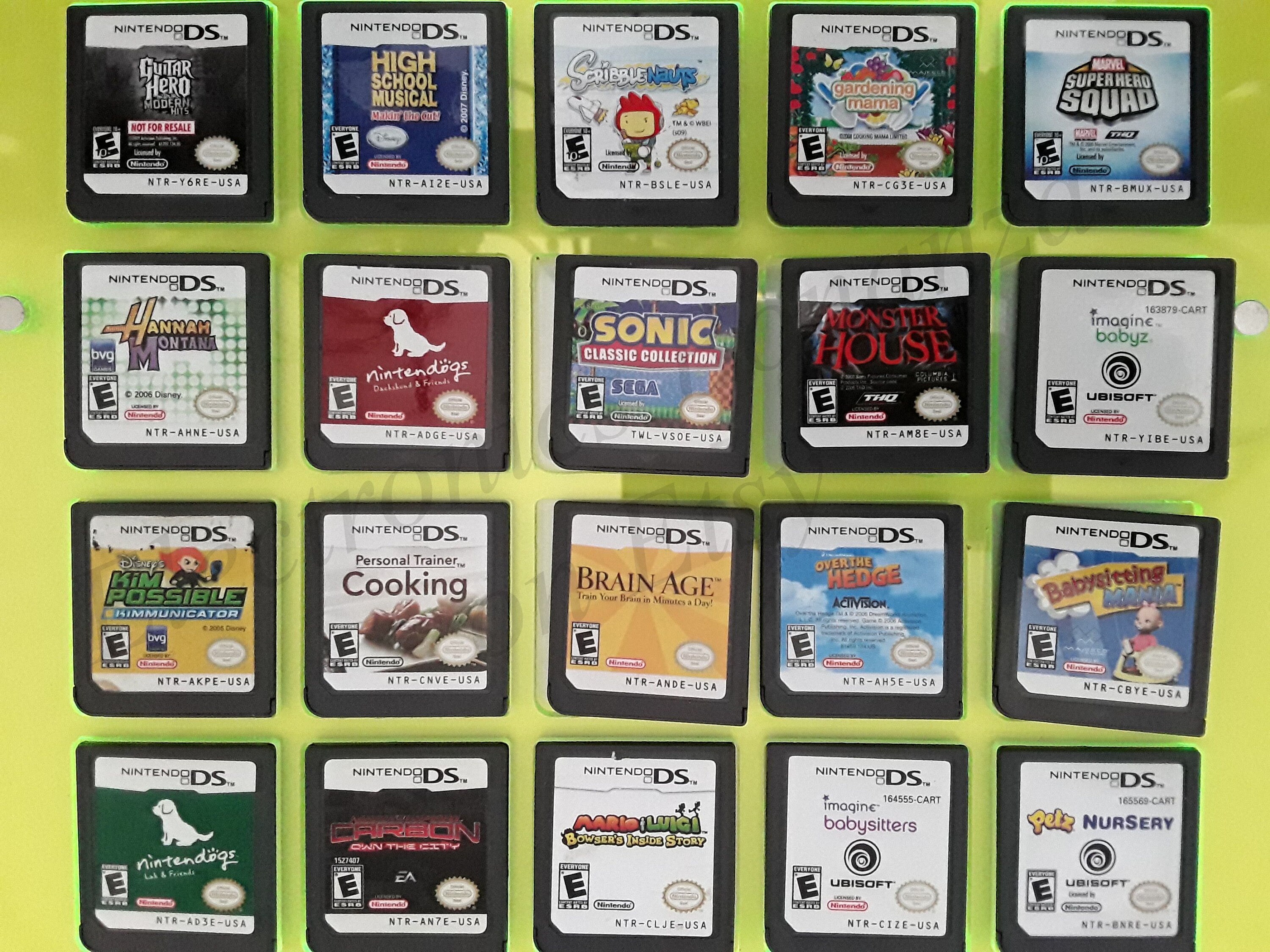 Authentic Nintendo DS Games for DS / Dslite / Dsi / 3DS XL and 2DS