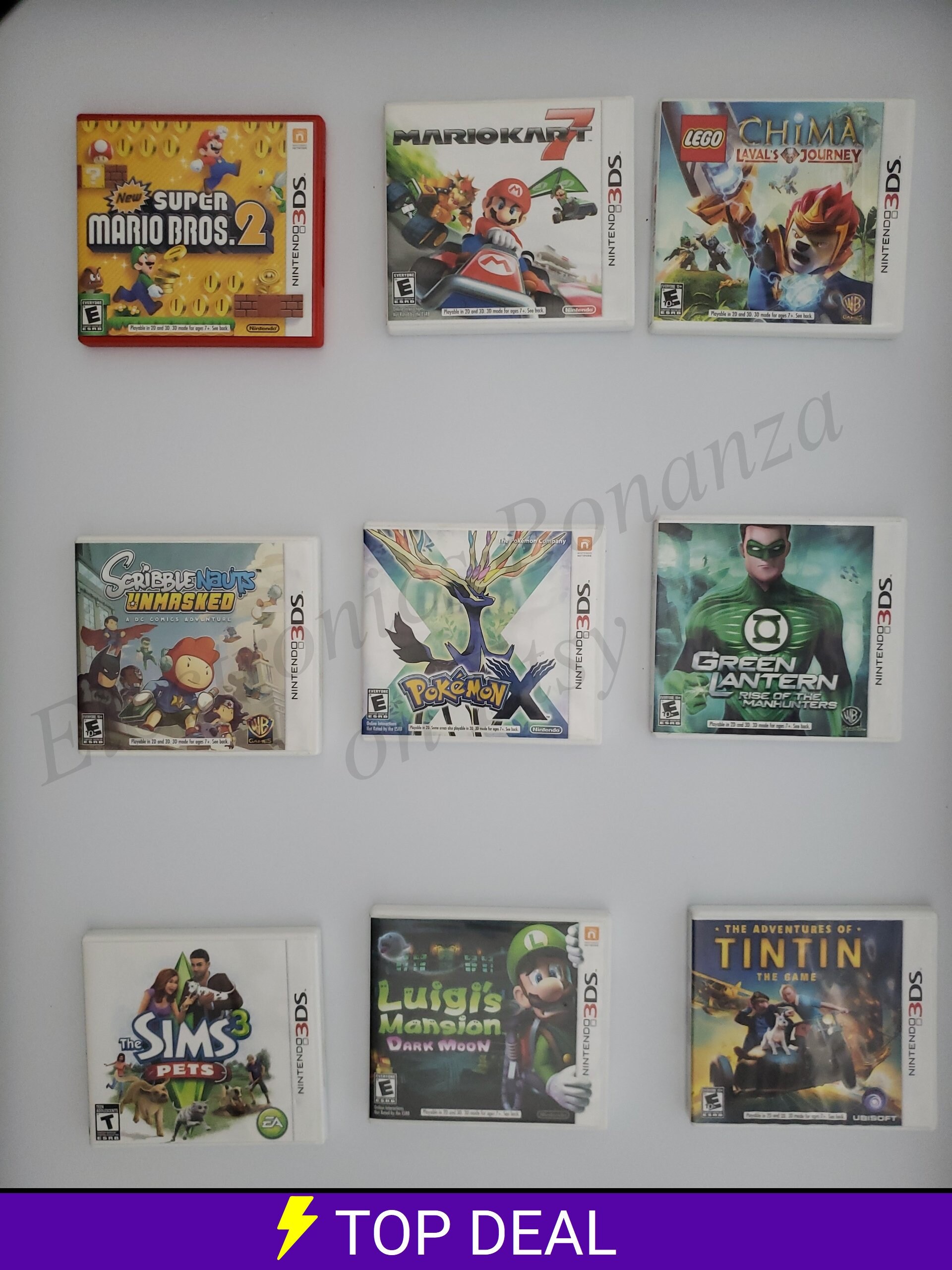 Authentic Nintendo 3DS Games - Etsy