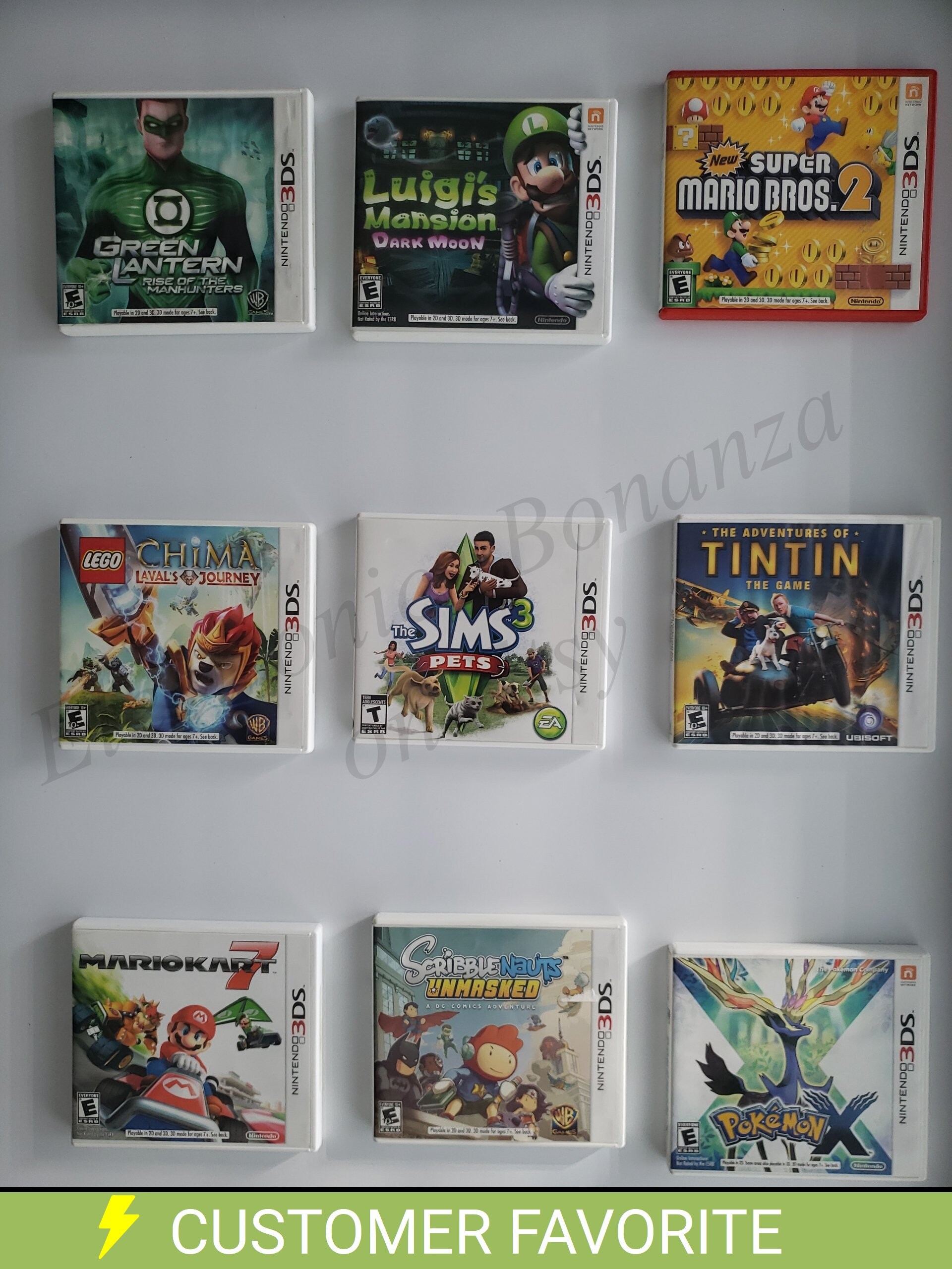 Authentic Nintendo 3DS Games - Etsy