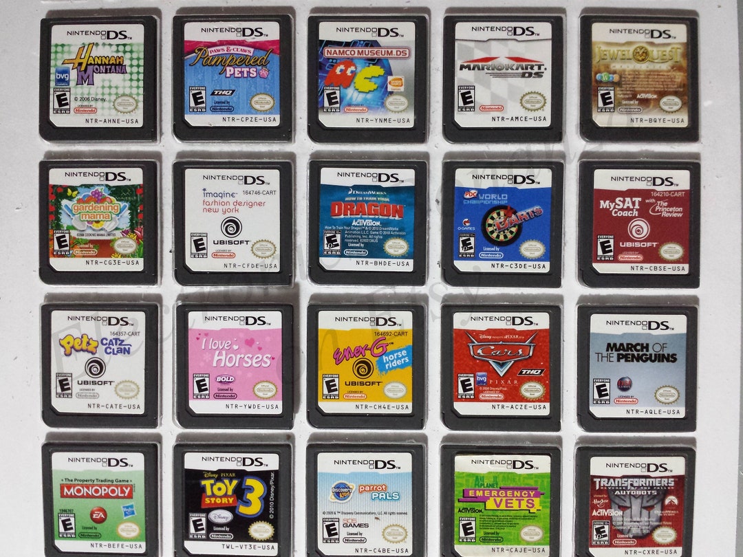 Authentic Nintendo DS Games for DS / Dslite / Dsi / 3DS XL and 2DS