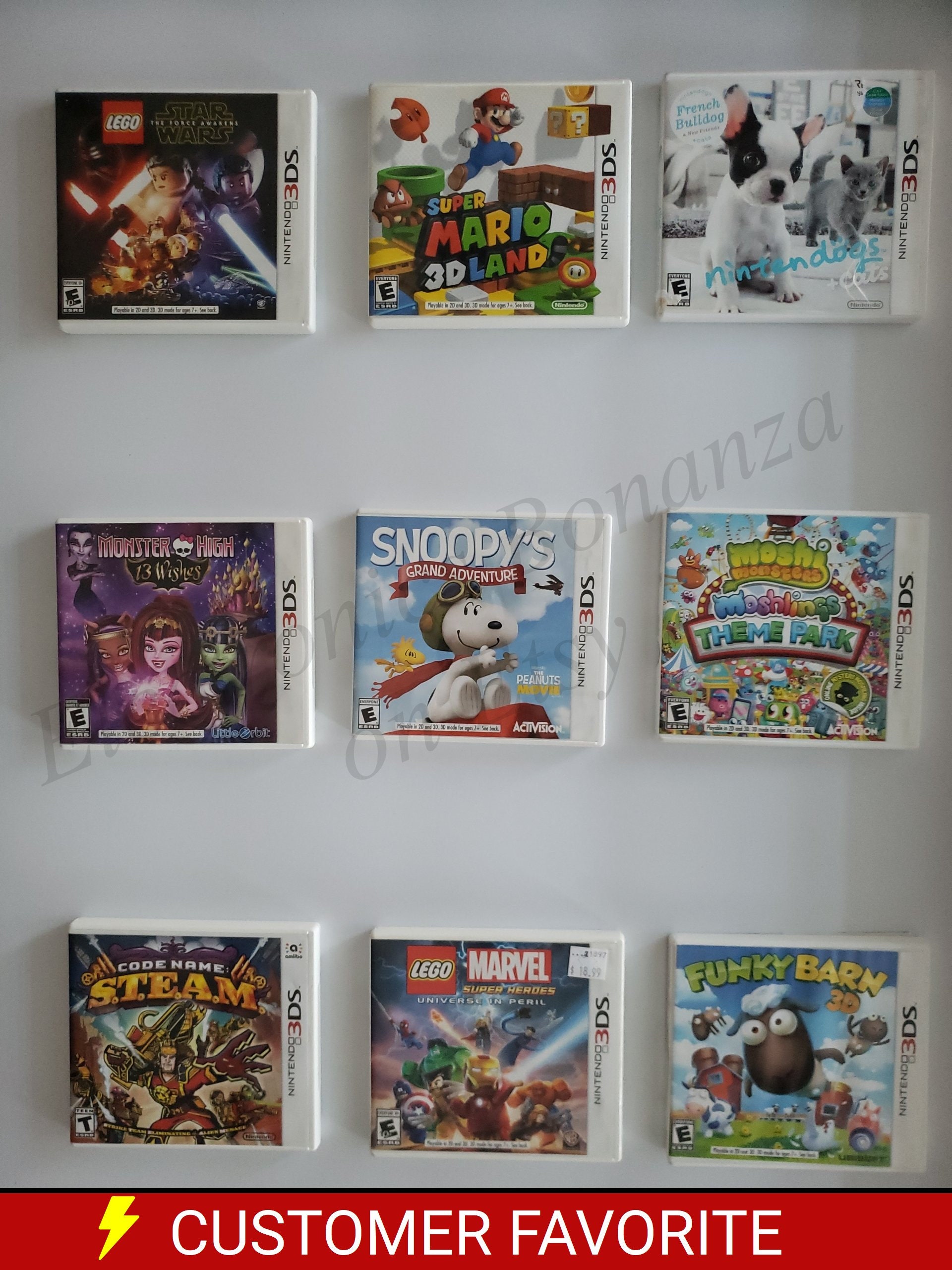 Authentic Nintendo 3DS Games - Etsy