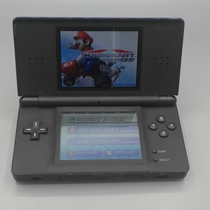 Nintendo DS Lite in Blue on Black