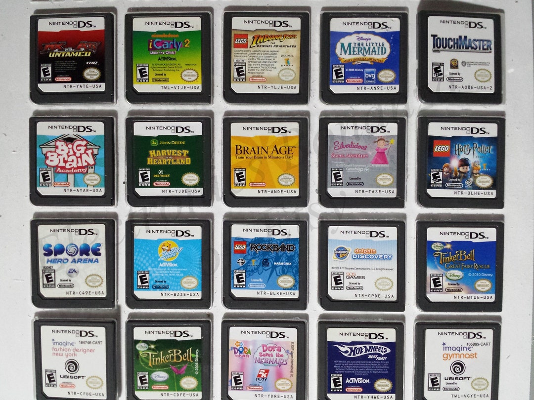 Authentic Nintendo DS Games for DS / Dslite / Dsi / 3DS XL and 2DS