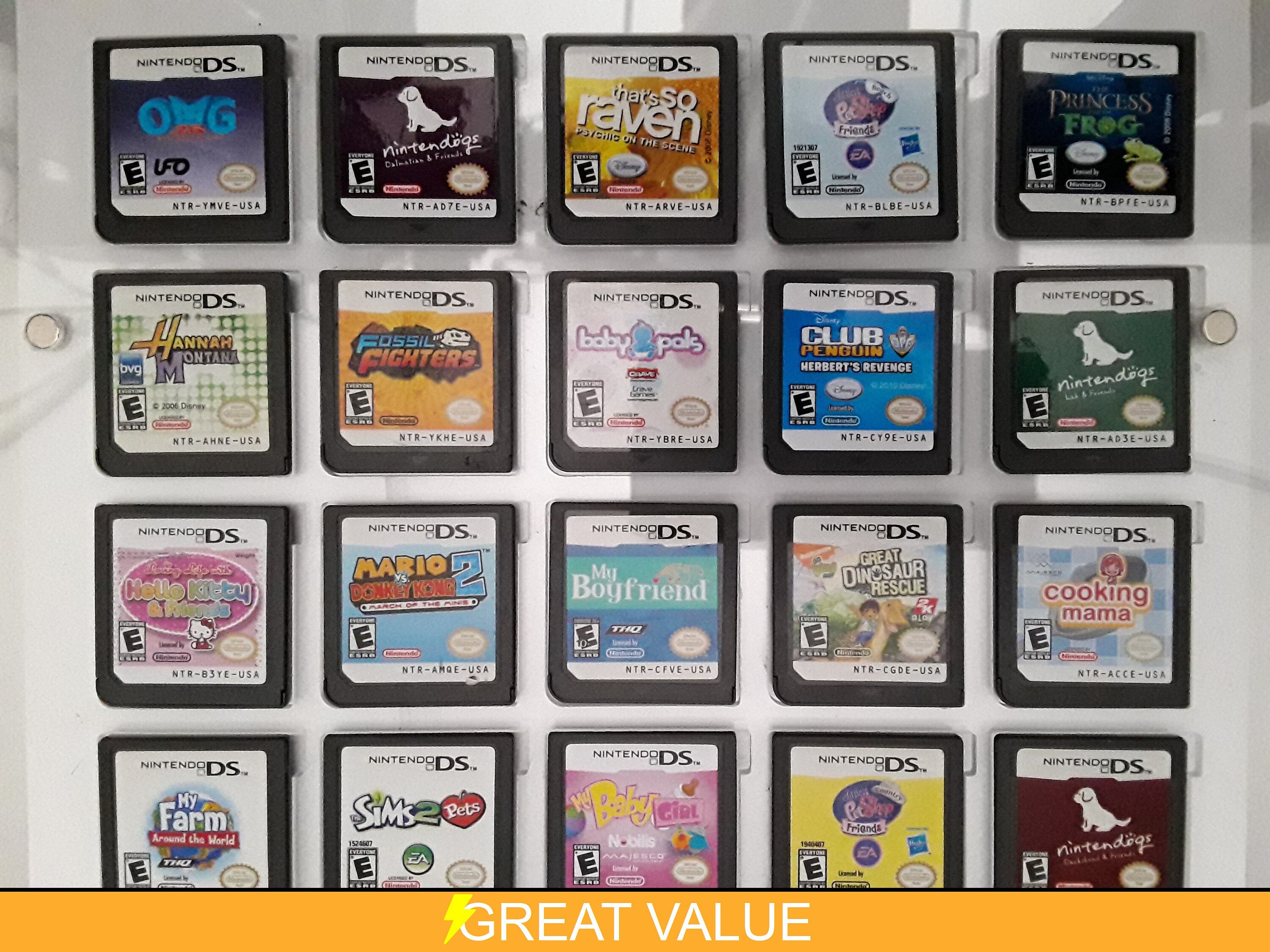 Authentic Nintendo DS Games for DS / Dslite / Dsi / 3DS XL and 2DS
