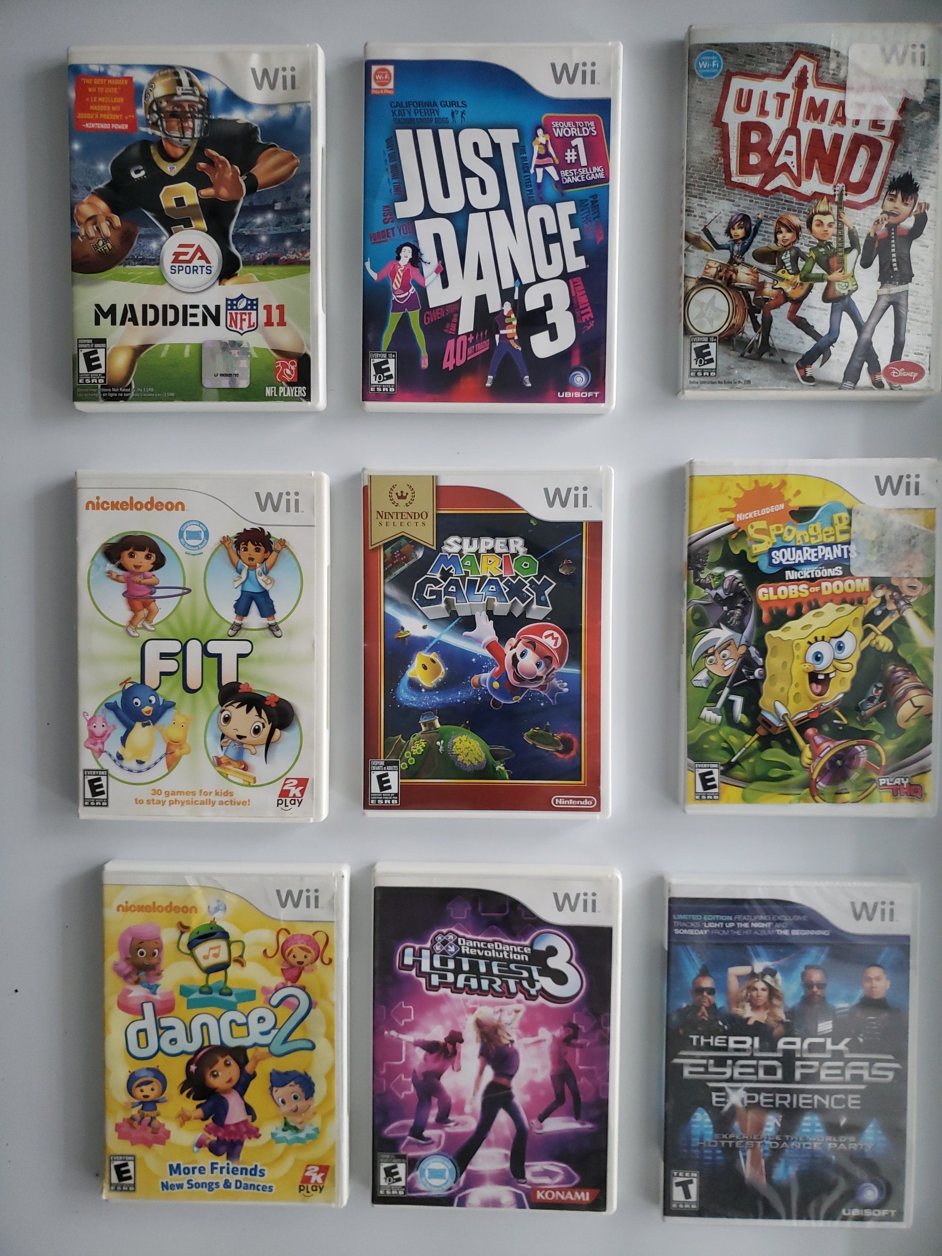 Authentic Nintendo Wii Games Etsy