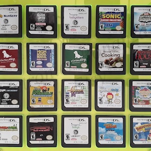 Authentic Nintendo DS Games for DS / DSLite / DSi / 3DS XL and 2DS