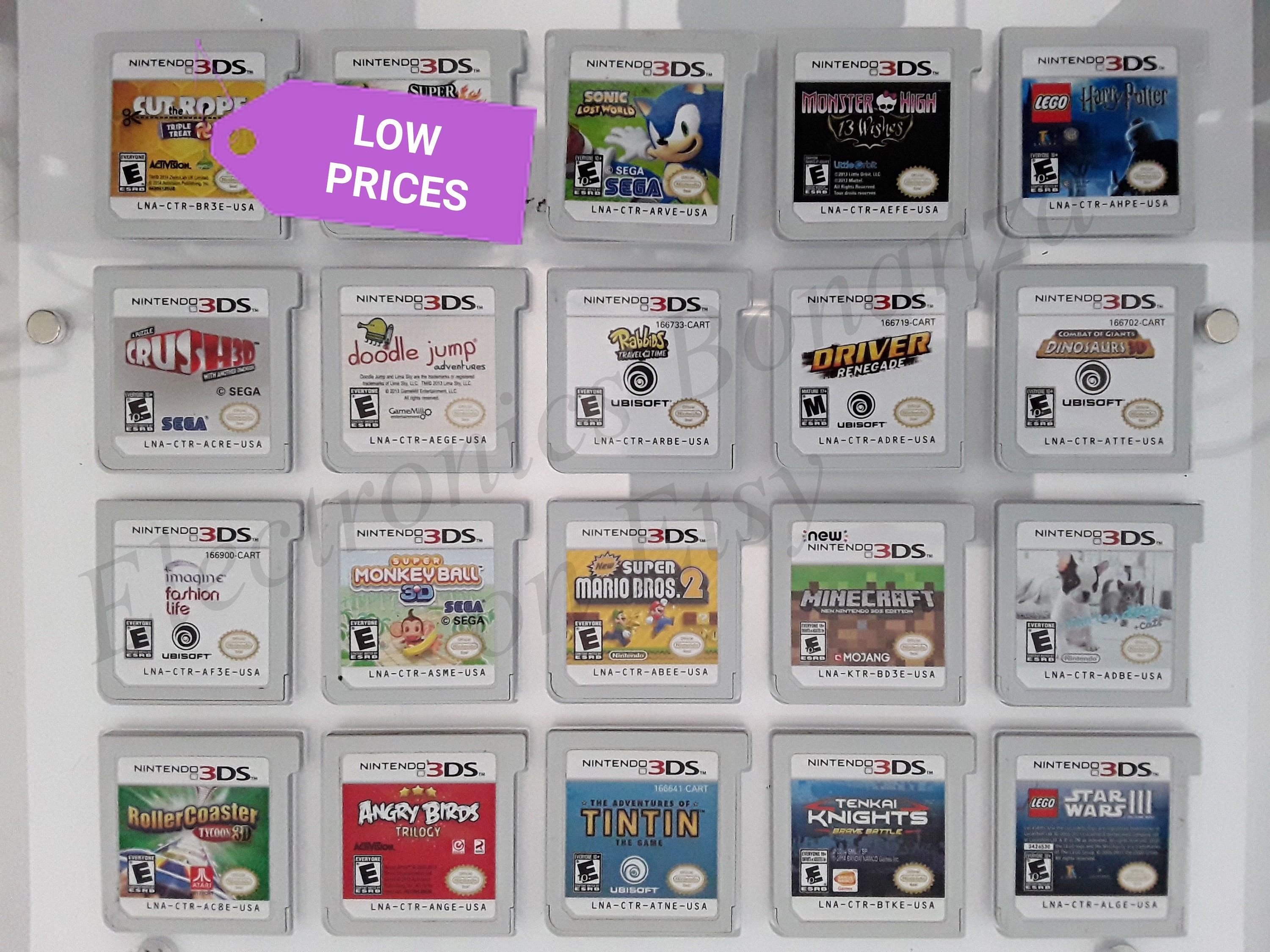 Authentic Nintendo 3DS Games - Etsy
