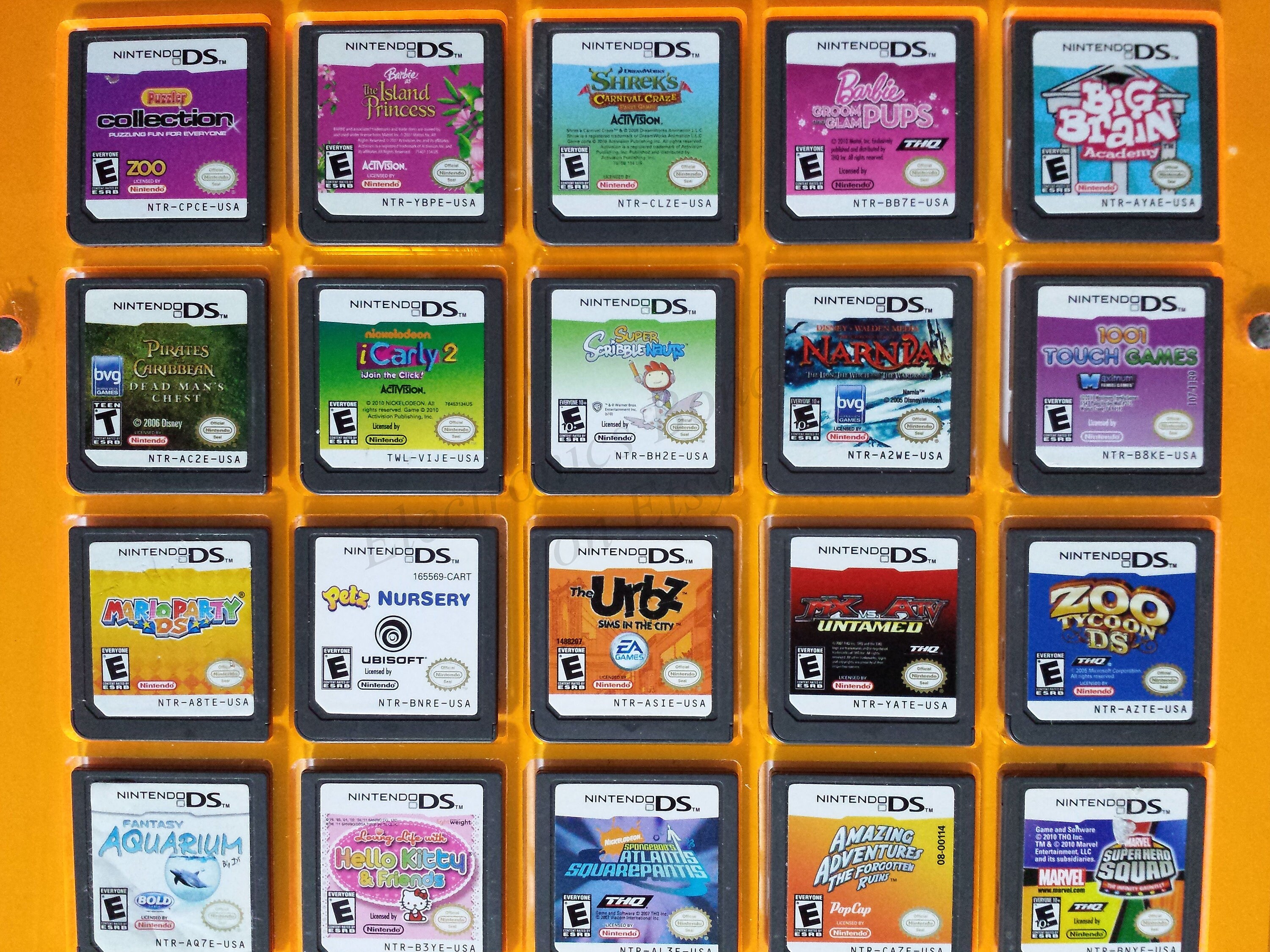 Authentic Nintendo DS Games for DS / Dslite / Dsi / 3DS XL and 2DS