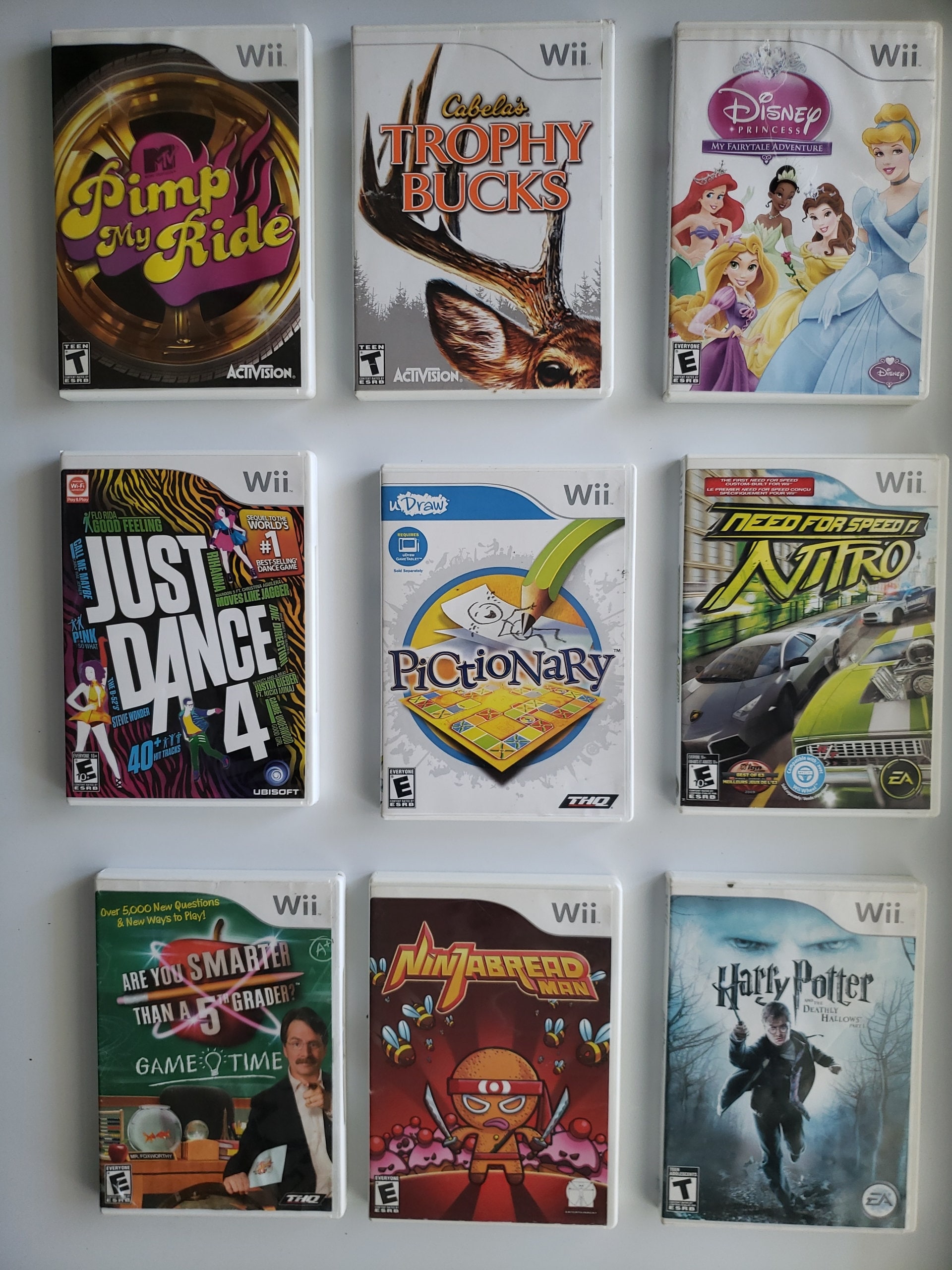 Authentic Nintendo Wii Games - Etsy