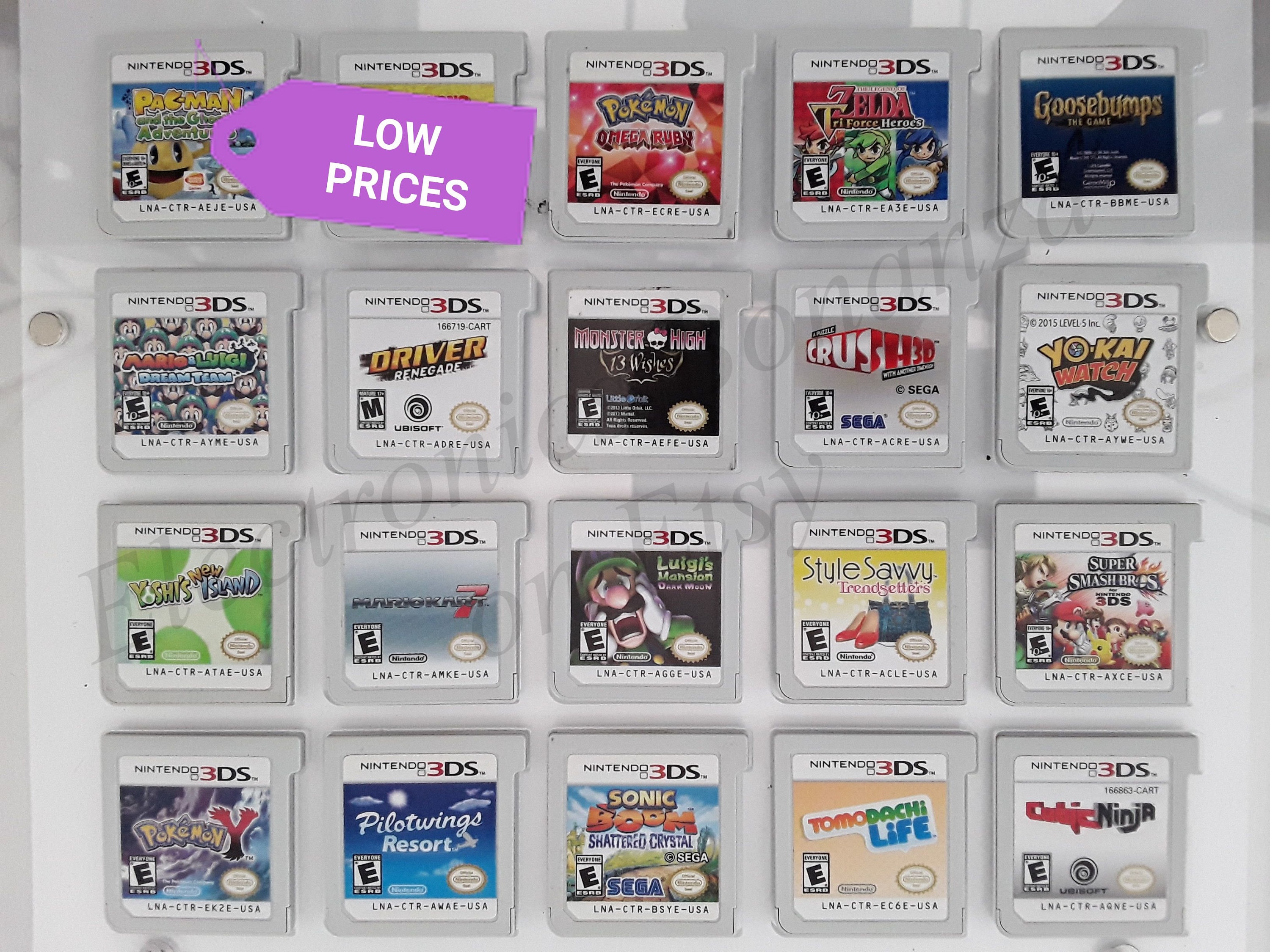 Authentic Nintendo 3DS Games - Etsy