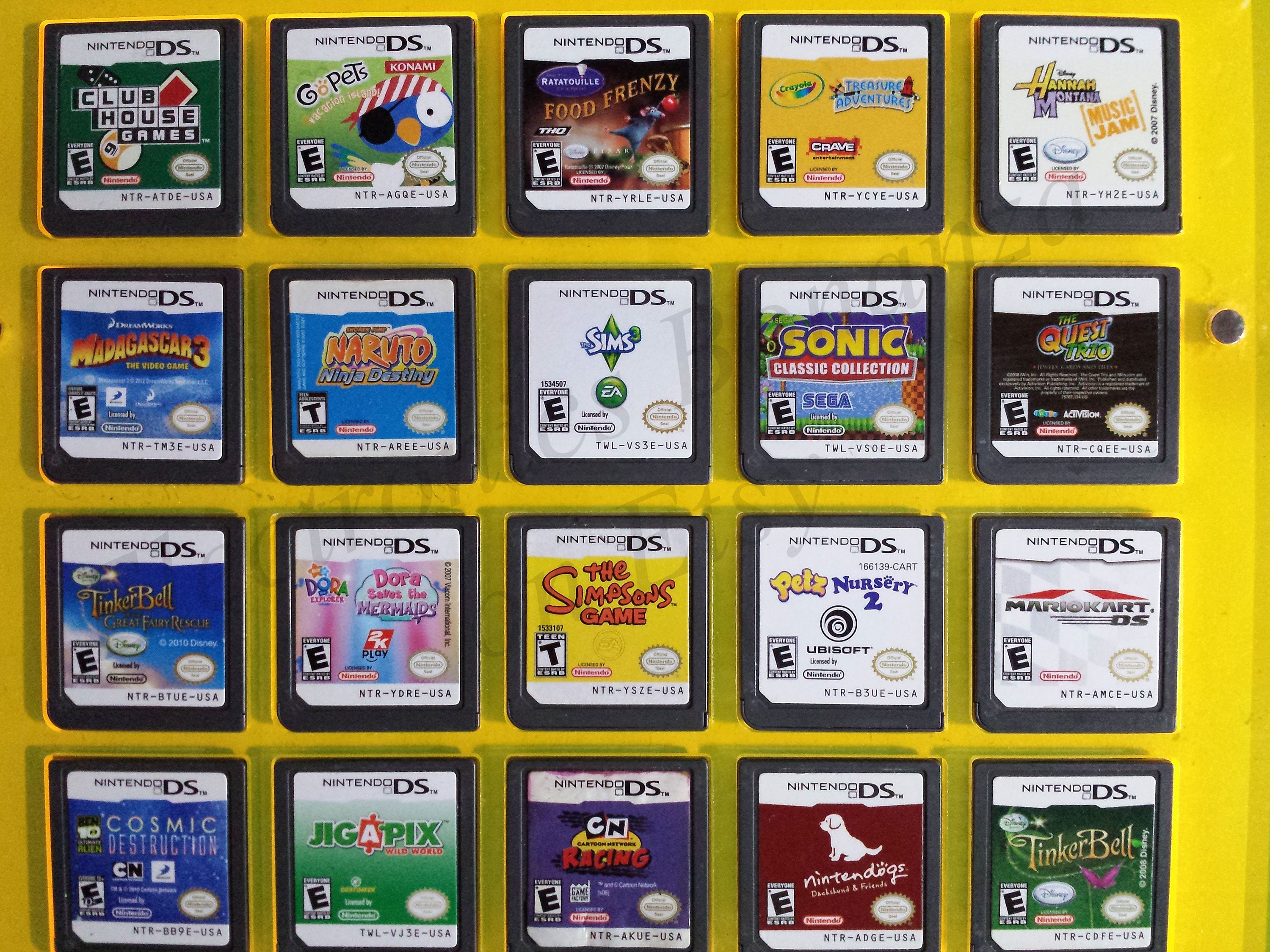 Authentic Nintendo DS Games for DS / Dslite / Dsi / 3DS XL and 2DS