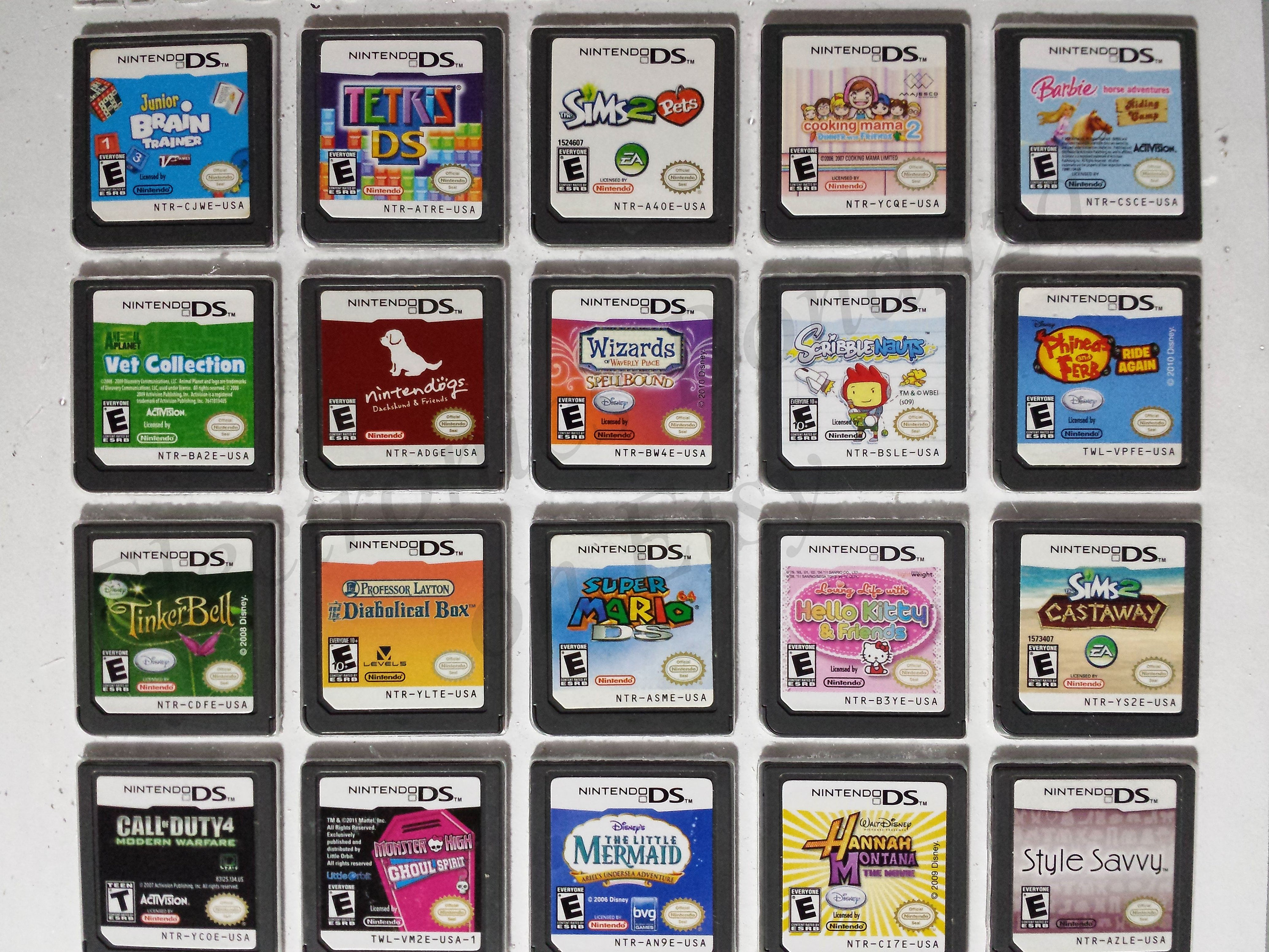 Authentic Nintendo DS Games for DS / Dslite / Dsi / 3DS XL and 2DS