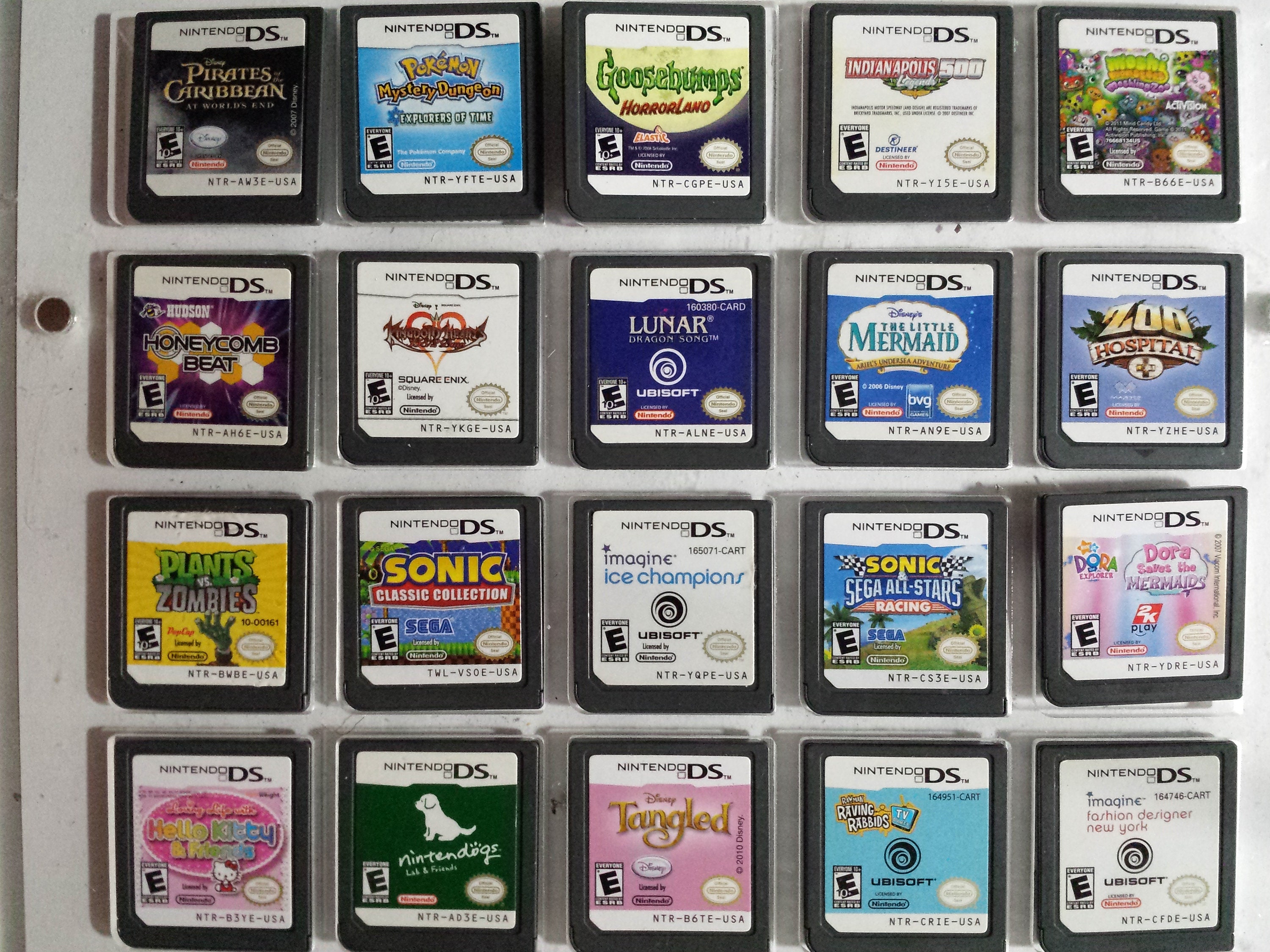 Authentic Nintendo DS Games for DS / Dslite / Dsi / 3DS XL and 2DS
