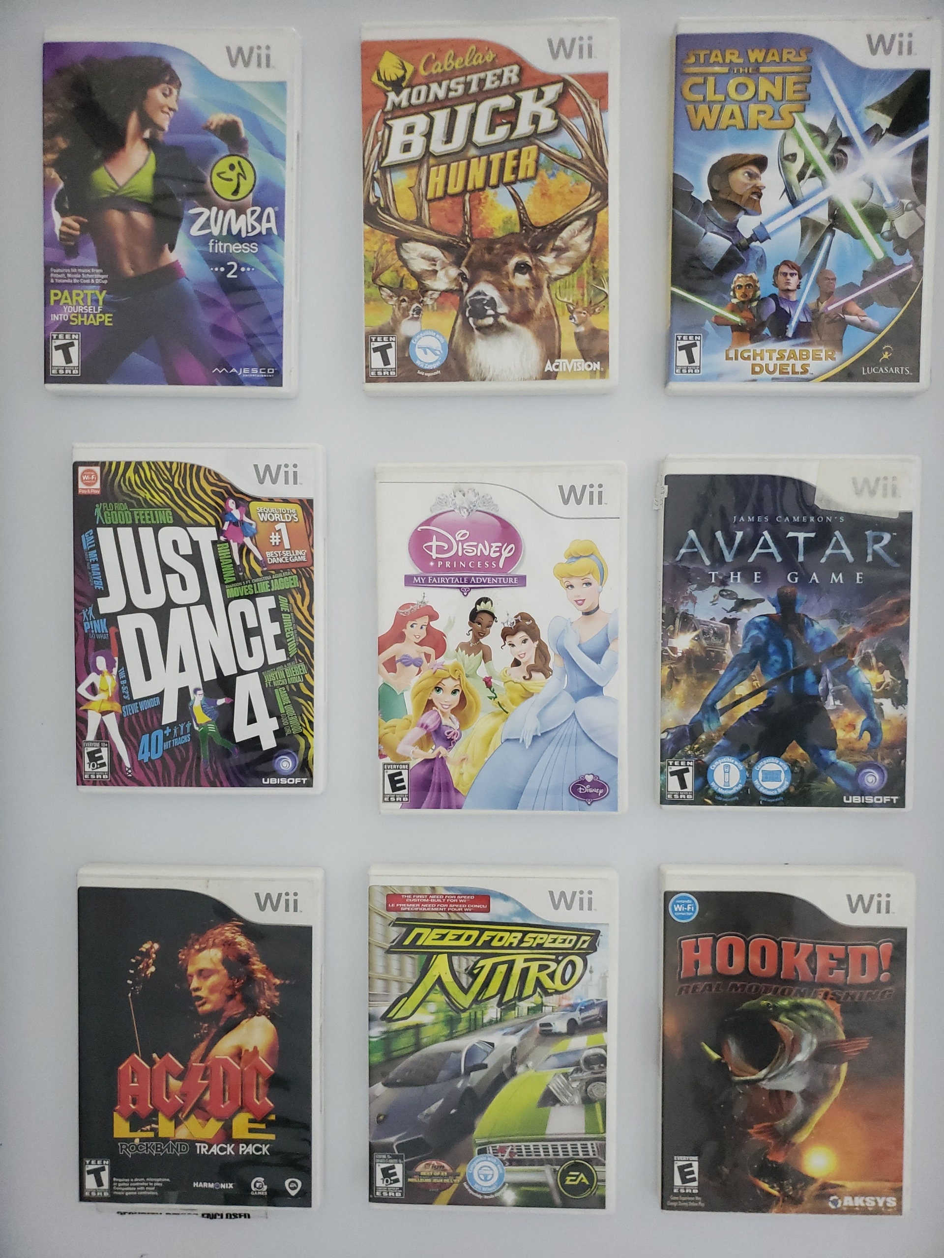 Authentic Nintendo Wii Games - Etsy