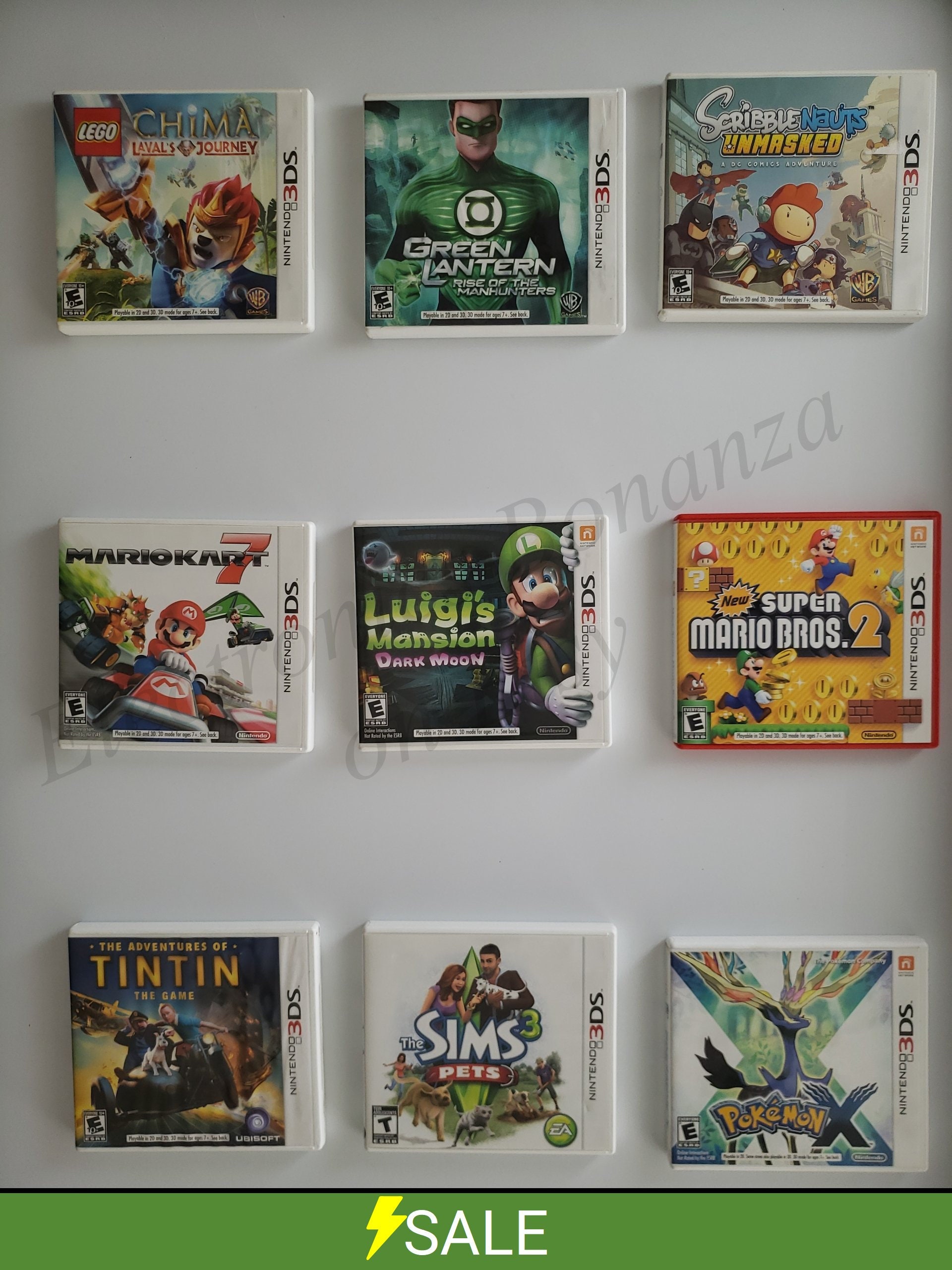 Authentic Nintendo 3DS Games - Etsy