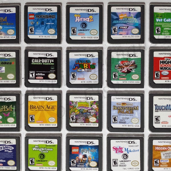 Authentic Nintendo DS Games for DS / DSLite / DSi / 3DS XL and 2DS