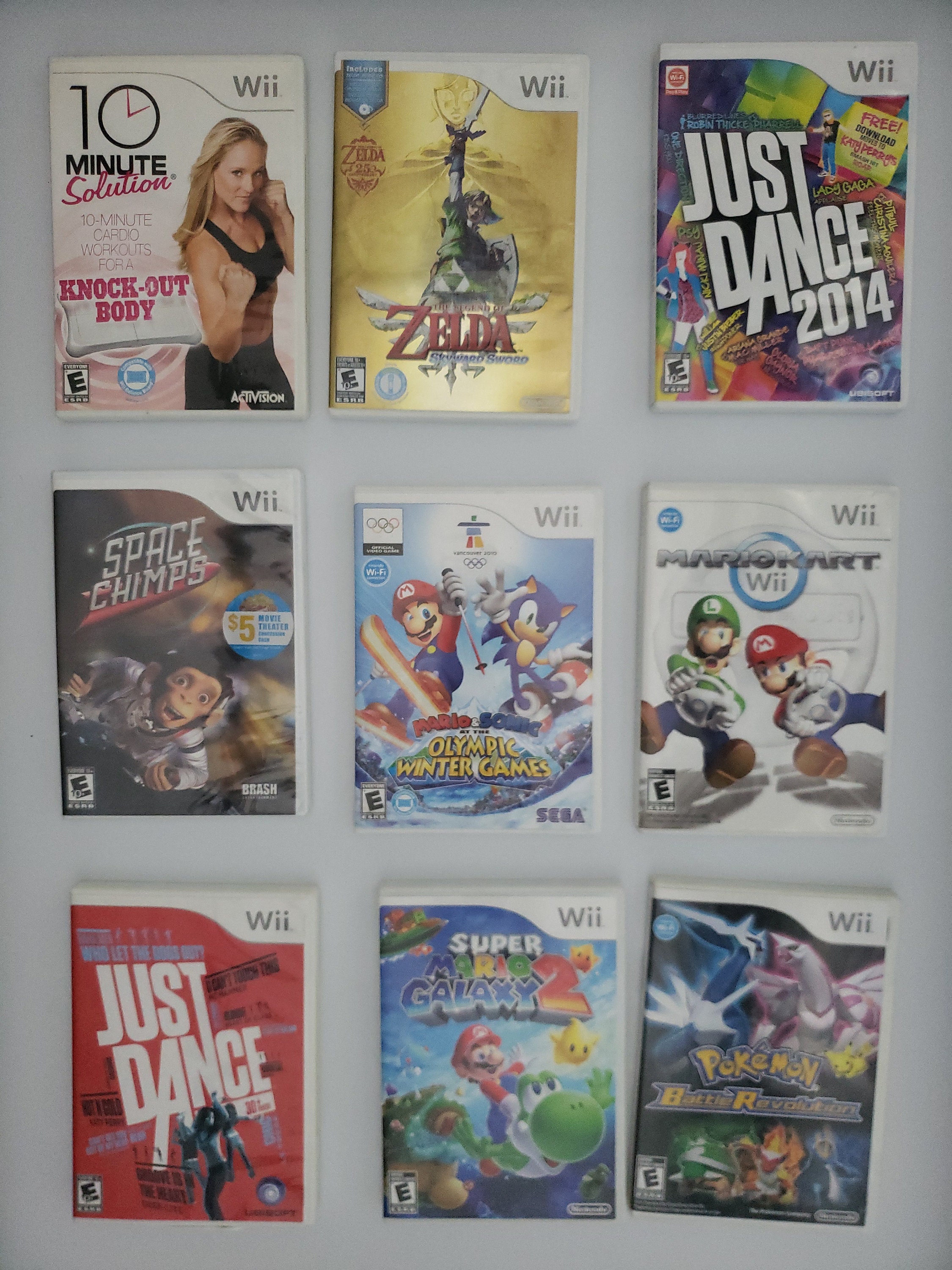 Authentic Nintendo Wii Games Etsy
