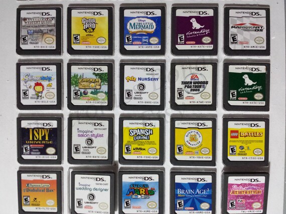 Authentic Nintendo DS Games for DS / Dslite / Dsi / 3DS XL and