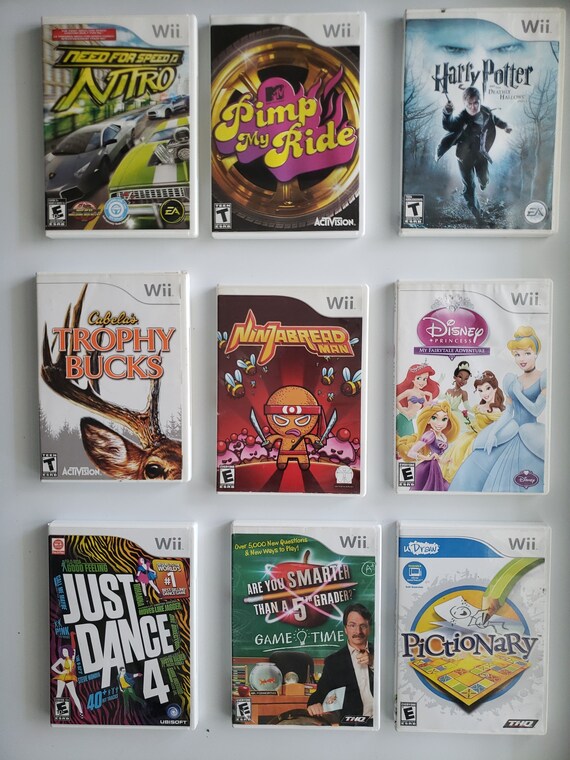 Nintendo　wii　カセット Authentic Nintendo Wii Games - Etsy