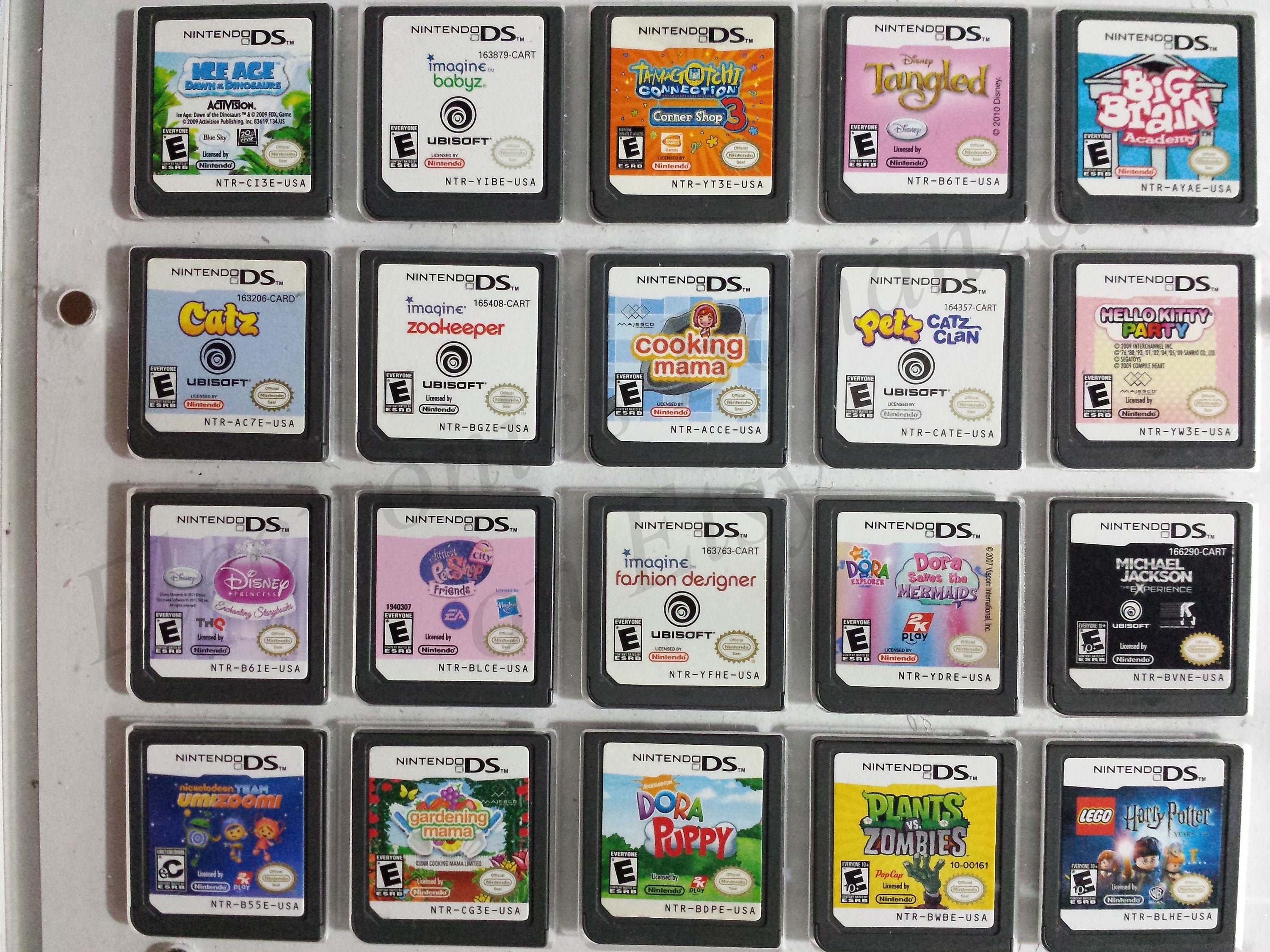 Authentic Nintendo DS Games for DS / Dslite / Dsi / 3DS XL and 2DS