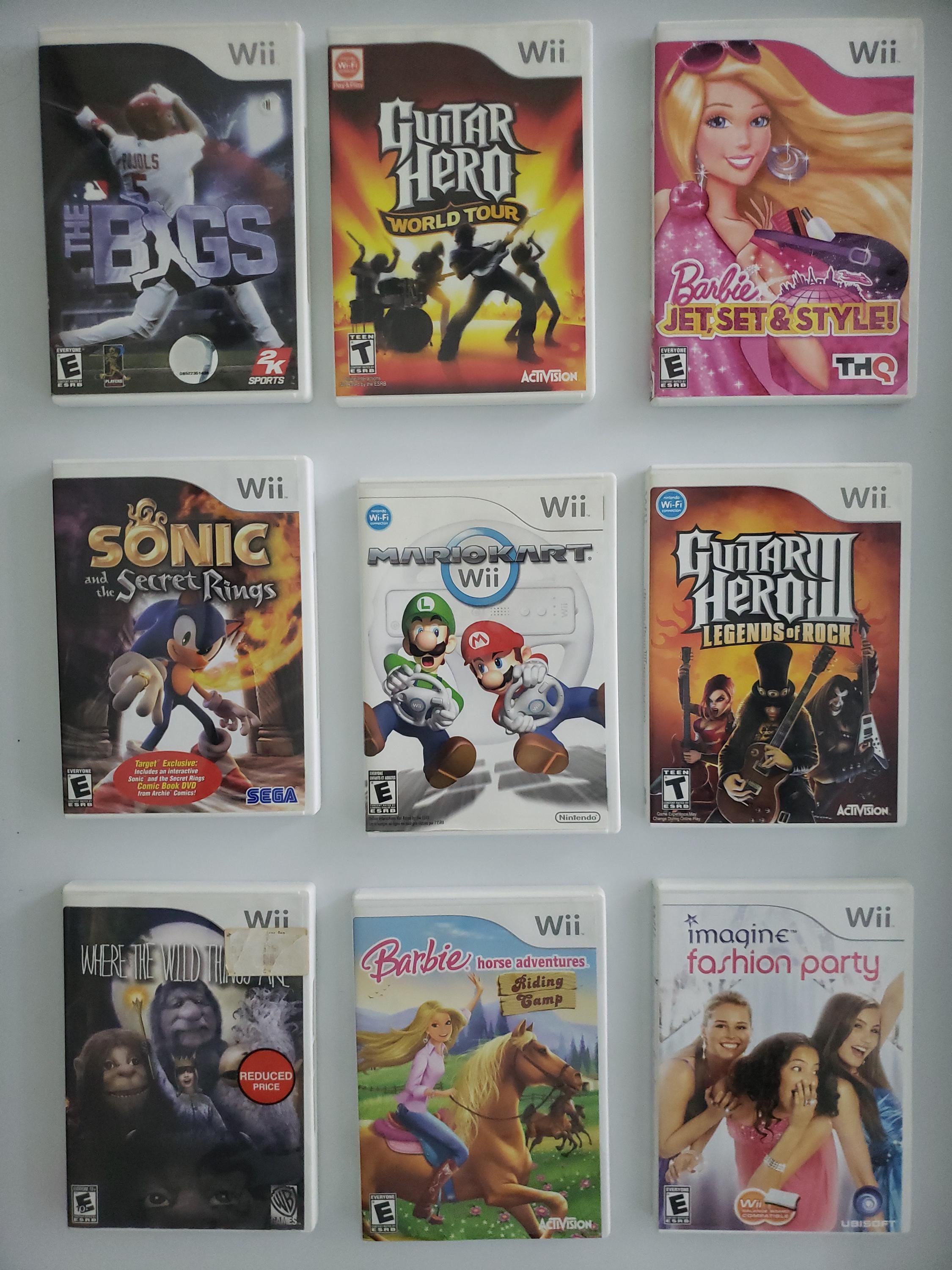 Authentic Nintendo Wii Games - Etsy