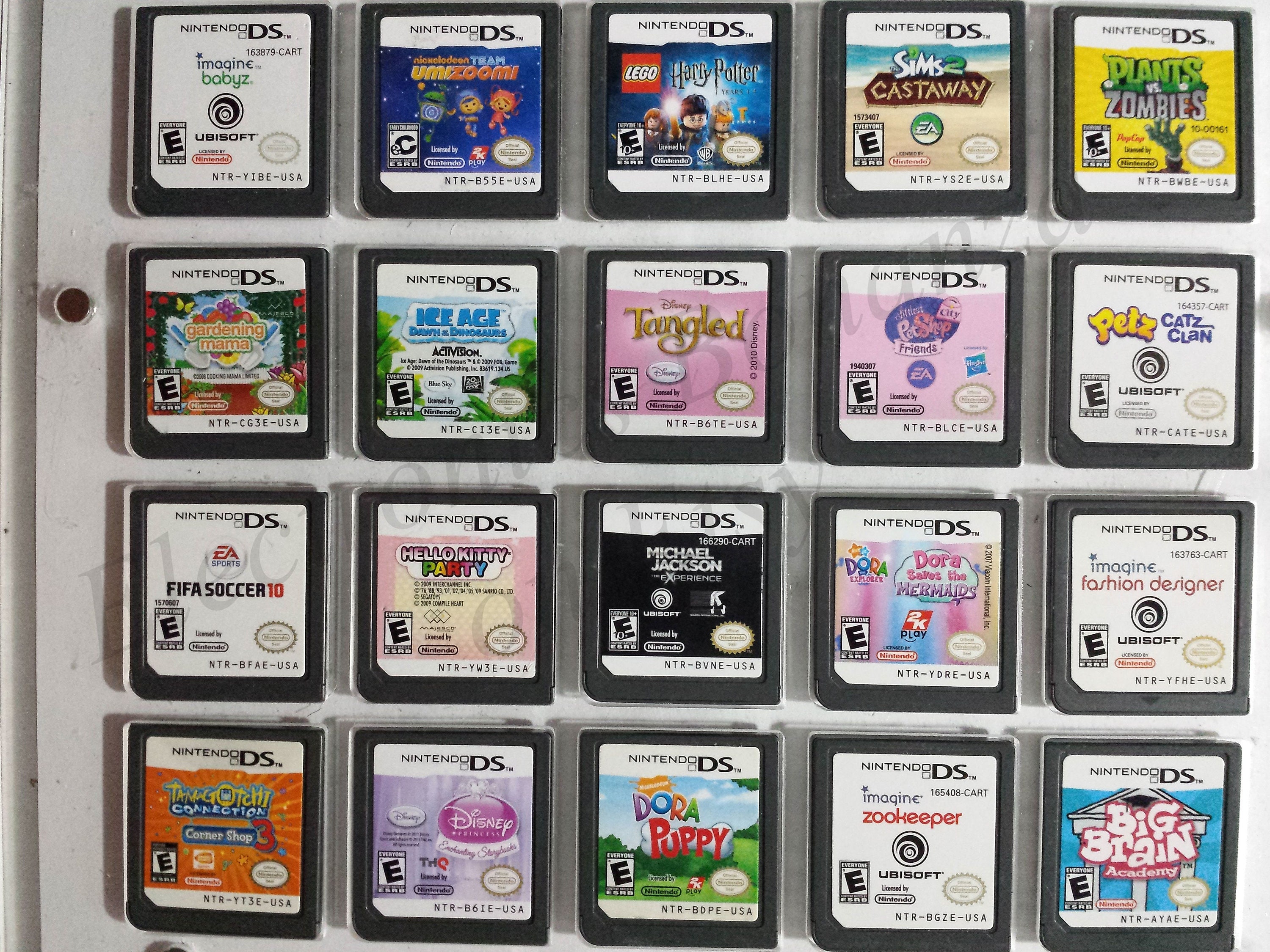 Authentic Nintendo DS Games for DS / Dslite / Dsi / 3DS XL and 2DS