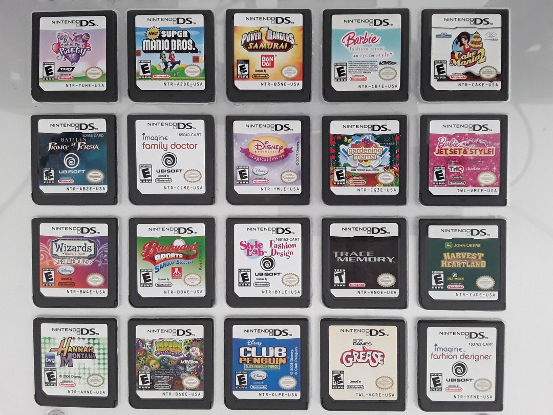 Authentic Nintendo DS Games for DS / DSLite / DSi / 3DS XL and 2DS