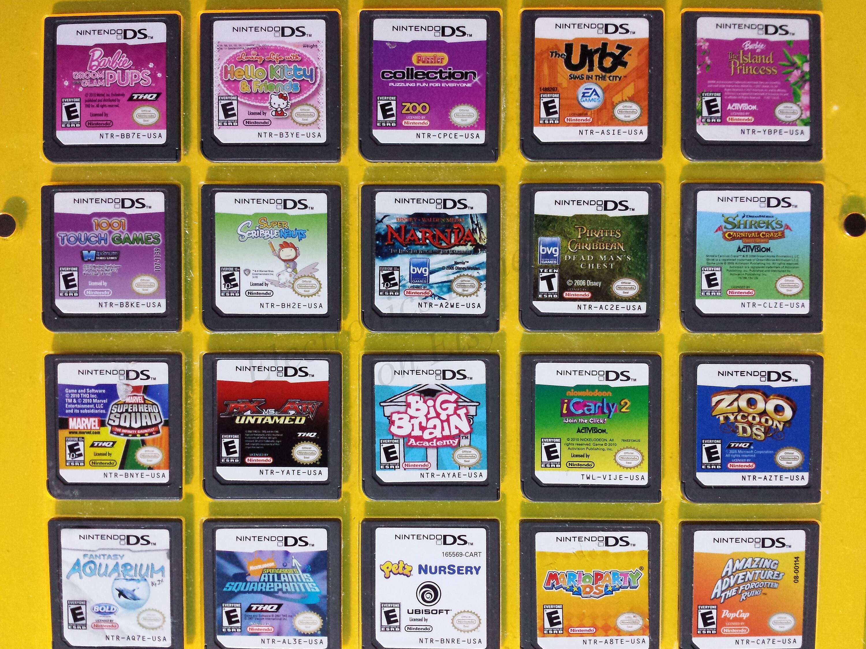Authentic Nintendo DS Games for DS / Dslite / Dsi / 3DS XL and 2DS