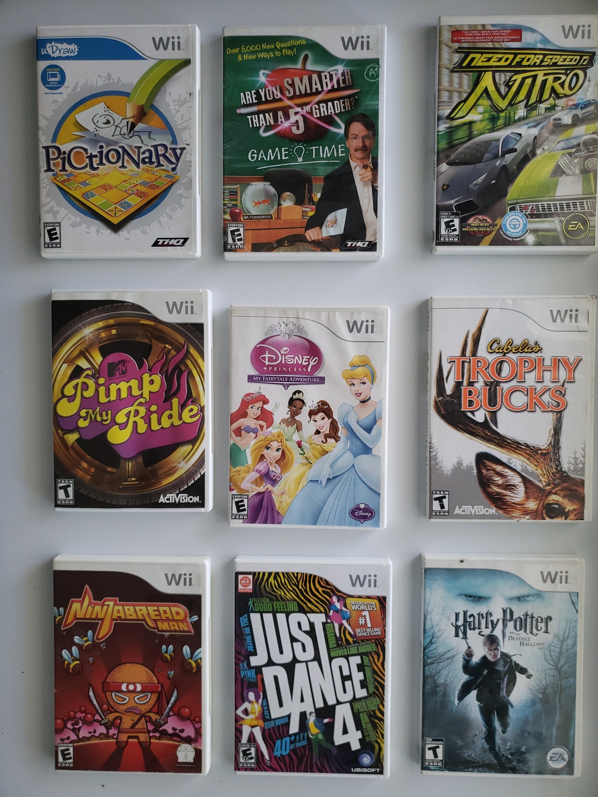 Authentic Nintendo Wii Games - Etsy