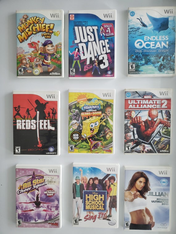 Authentic Nintendo Wii Games - Etsy