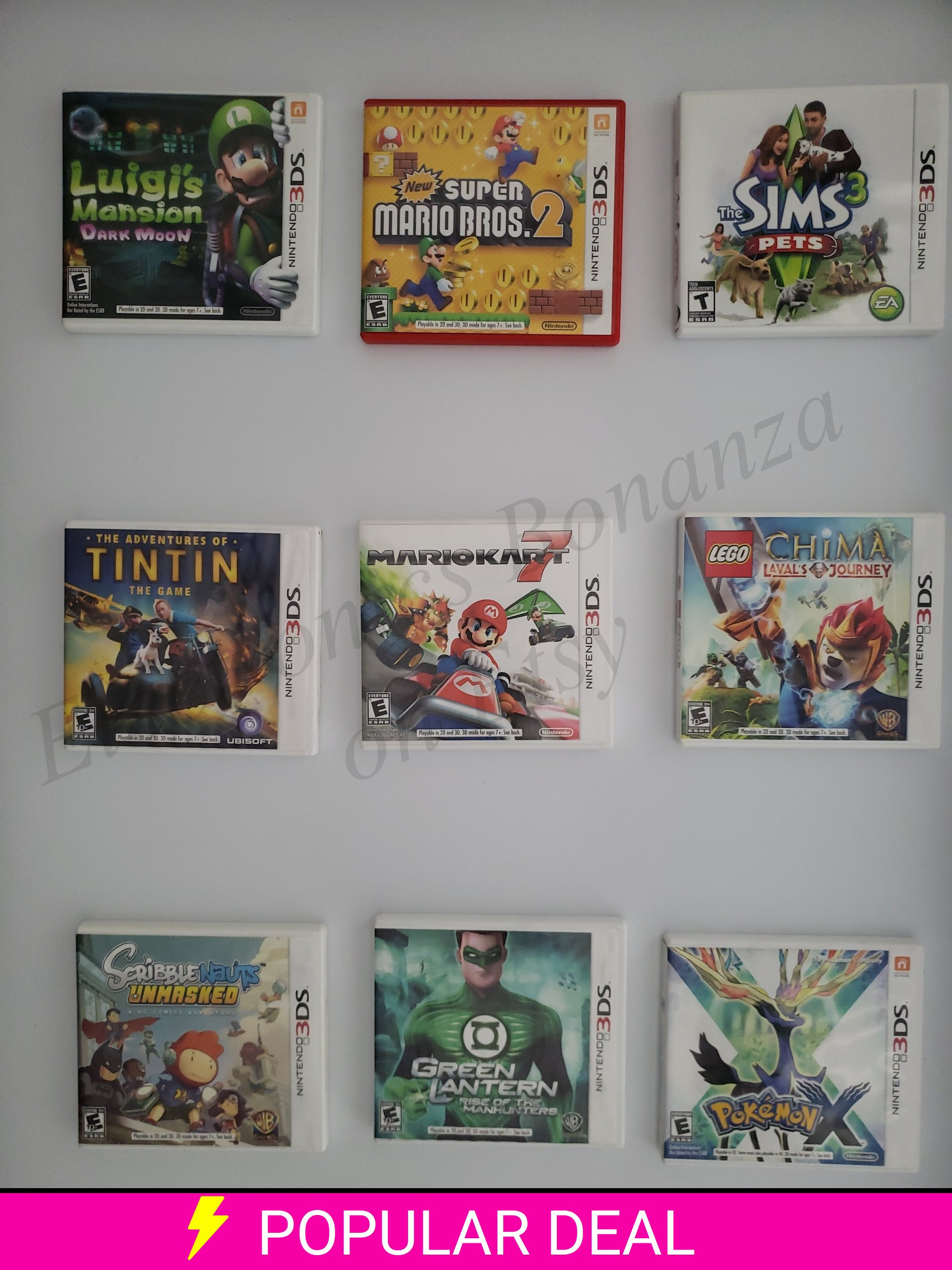 Authentic Nintendo 3DS Games - Etsy