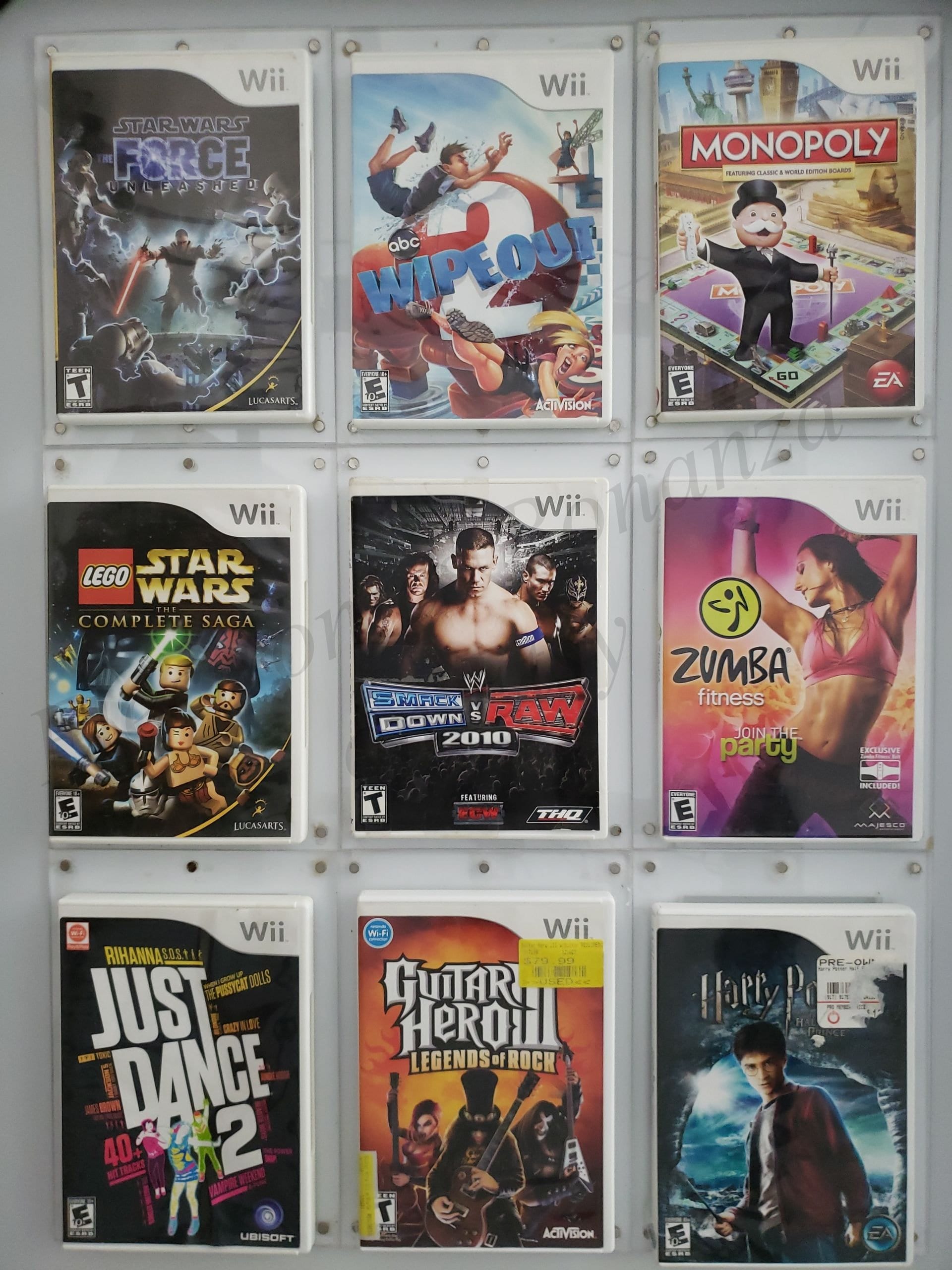 Authentic Nintendo Wii Games