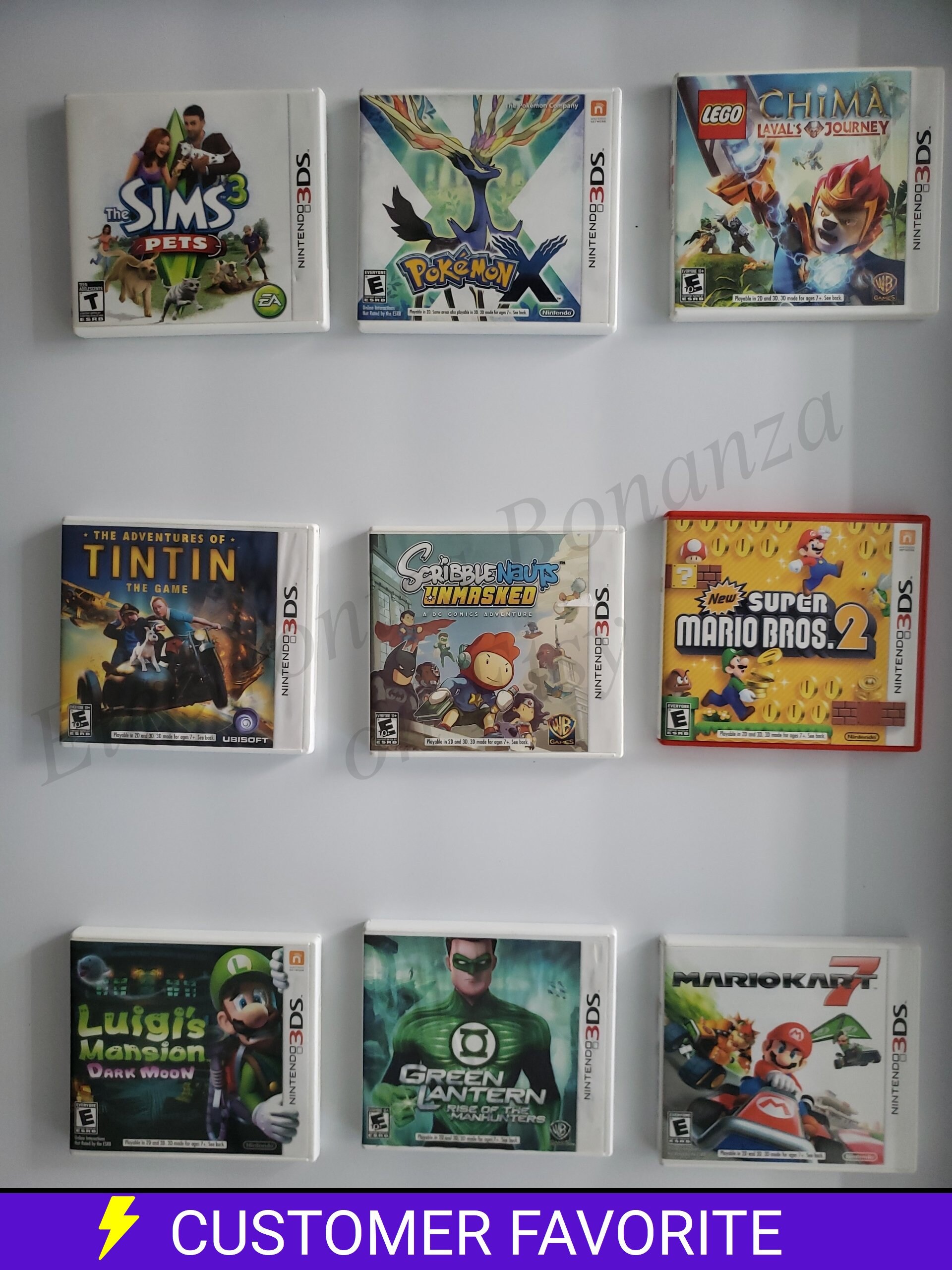 Authentic Nintendo 3DS Games - Etsy