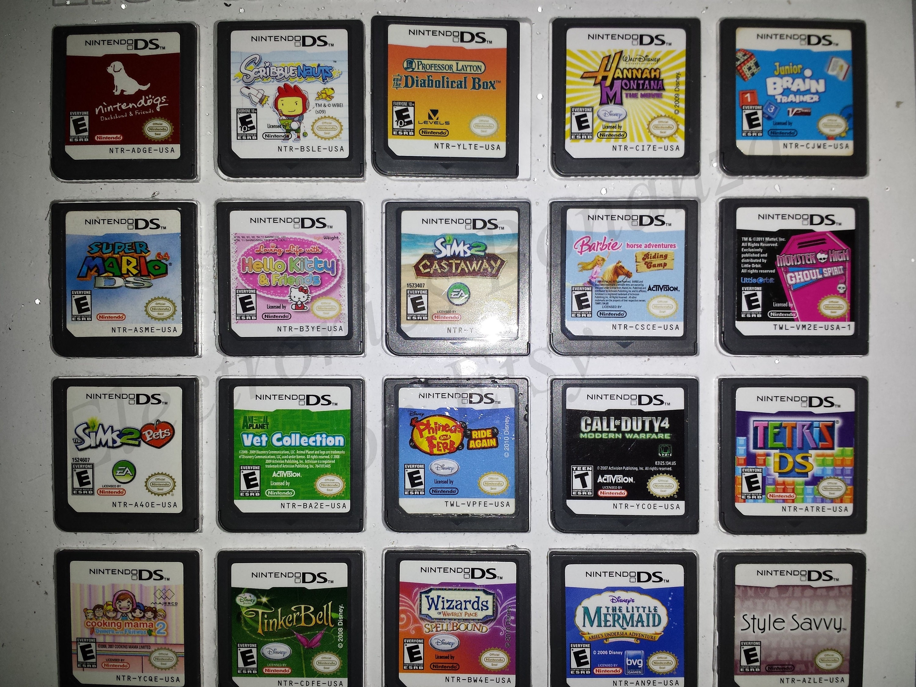 Authentic Nintendo DS Games for DS / Dslite / Dsi / 3DS XL and 2DS